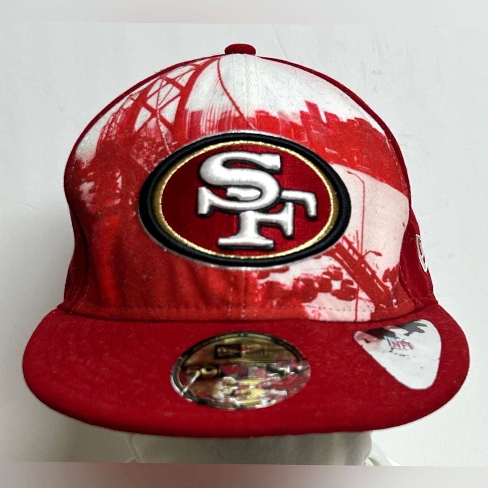 New Era New Era Hat Mens 7 1/8 Red NFL San Francisco 49ers 59FIFTY Field Cap Size RARE Size ONE SIZE - 2 Thumbnail