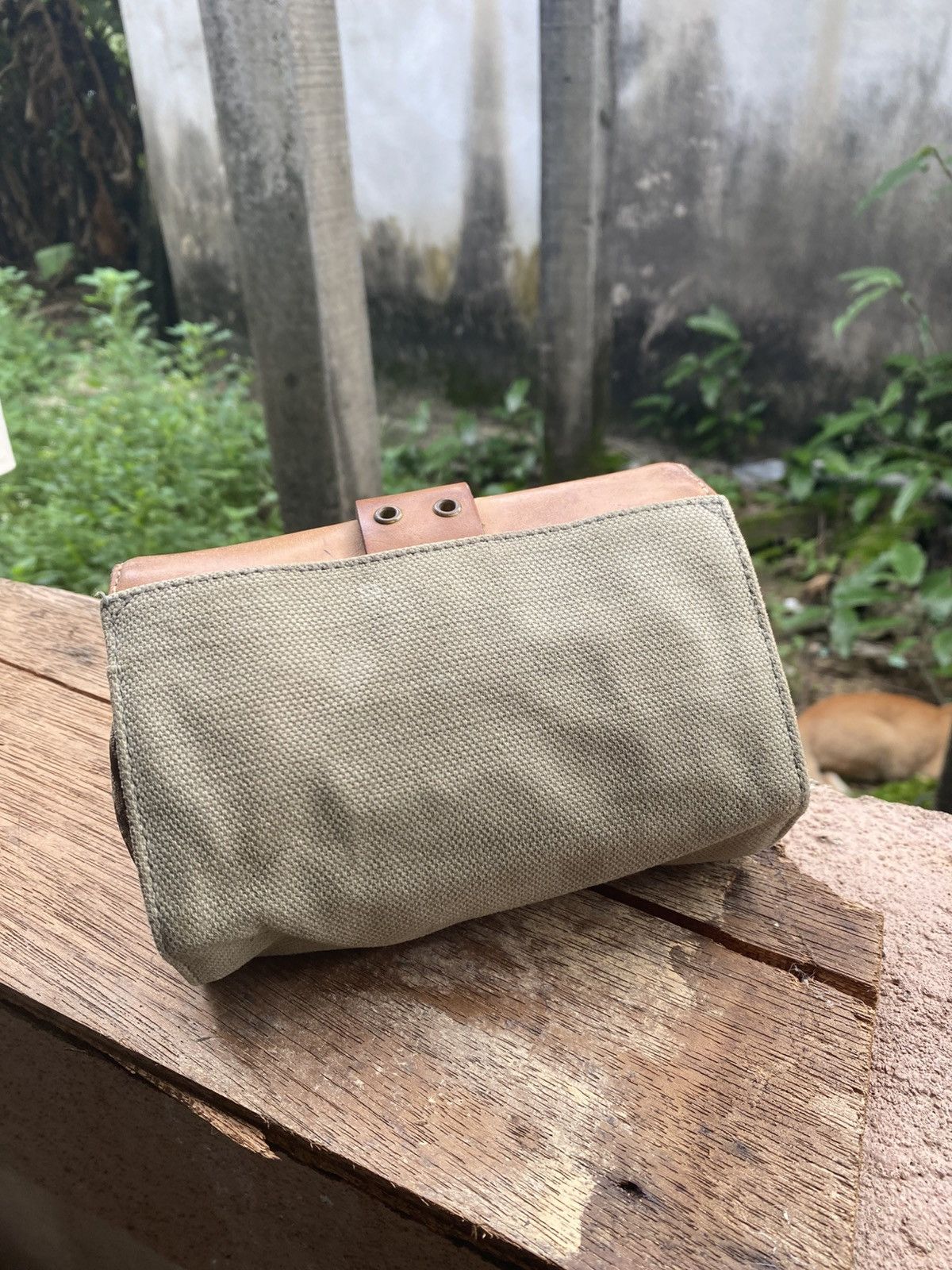 Dior × Vintage Vintage Christian Dior Canvas Wallet Size ONE SIZE - 3 Thumbnail