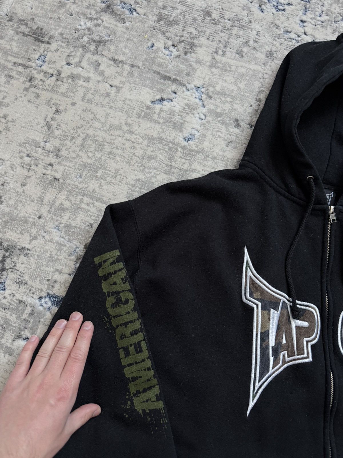 Tapout Tapout Vintage Y2K Zip Up Hoodie Size US XL / EU 56 / 4 - 6 Thumbnail