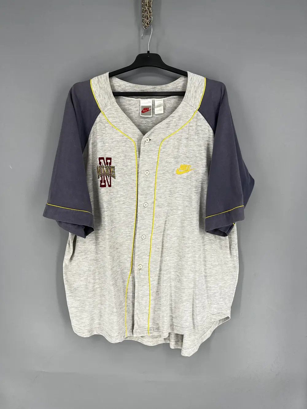Vintage Vintage Y2K Nike 90s Baseball Jersey Size US XXL / EU 58 / 5 - 1 Thumbnail