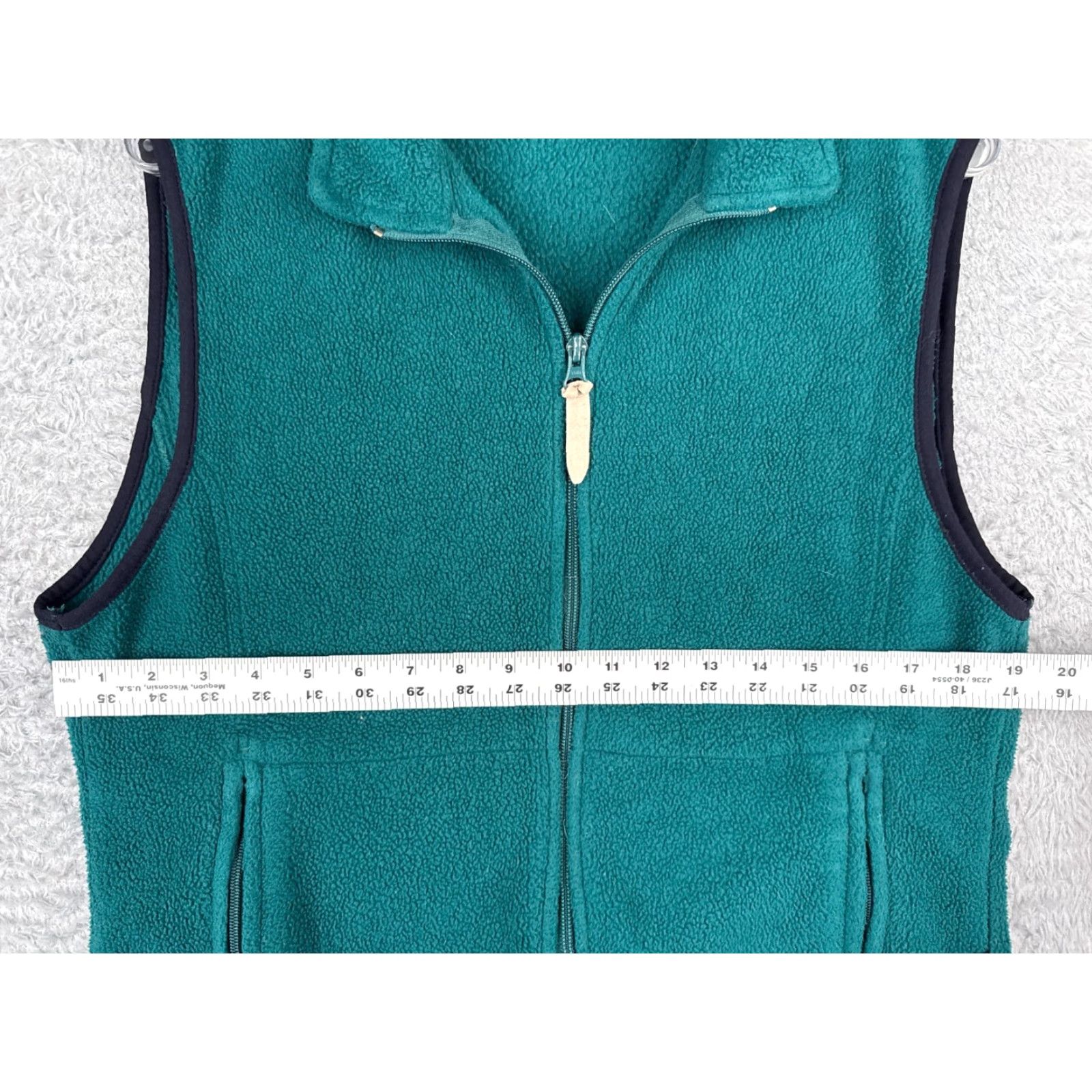 Vintage VINTAGE Woolrich Vest Women Medium Teal Full Zip Long Sleeve Polyester Fleece Size M / US 6-8 / IT 42-44 - 7 Thumbnail