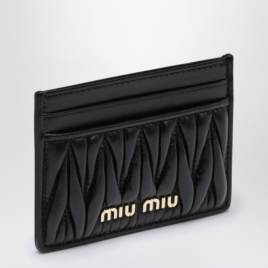 Miu Miu o1d2blof0924 Size: OS / Card Holders in Black Size ONE SIZE - 1 Thumbnail