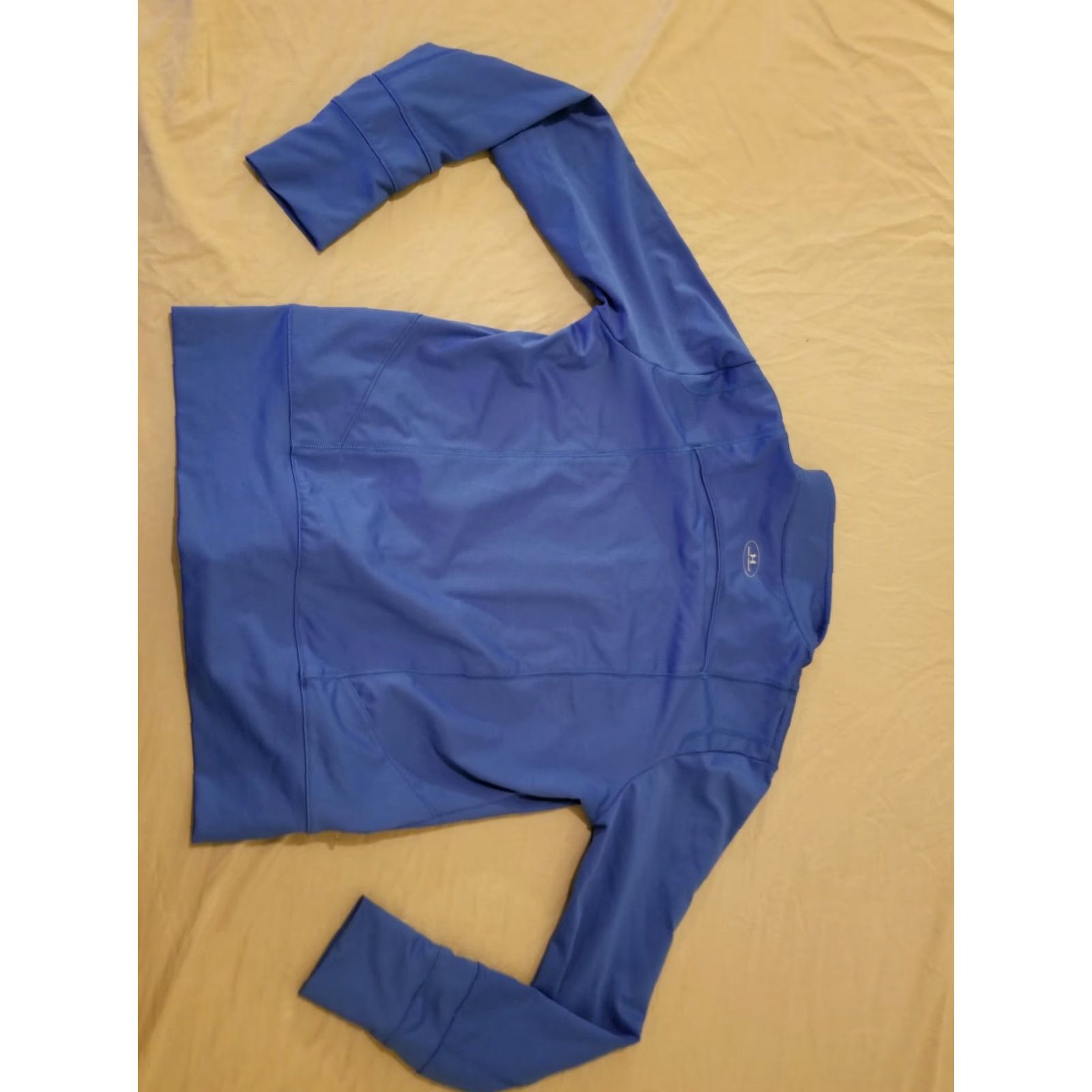 Under Armour Under Armour Jacket Women M Medium Blue Athletic Gym Workout Track Jacket Womens Size M / US 6-8 / IT 42-44 - 2 Thumbnail