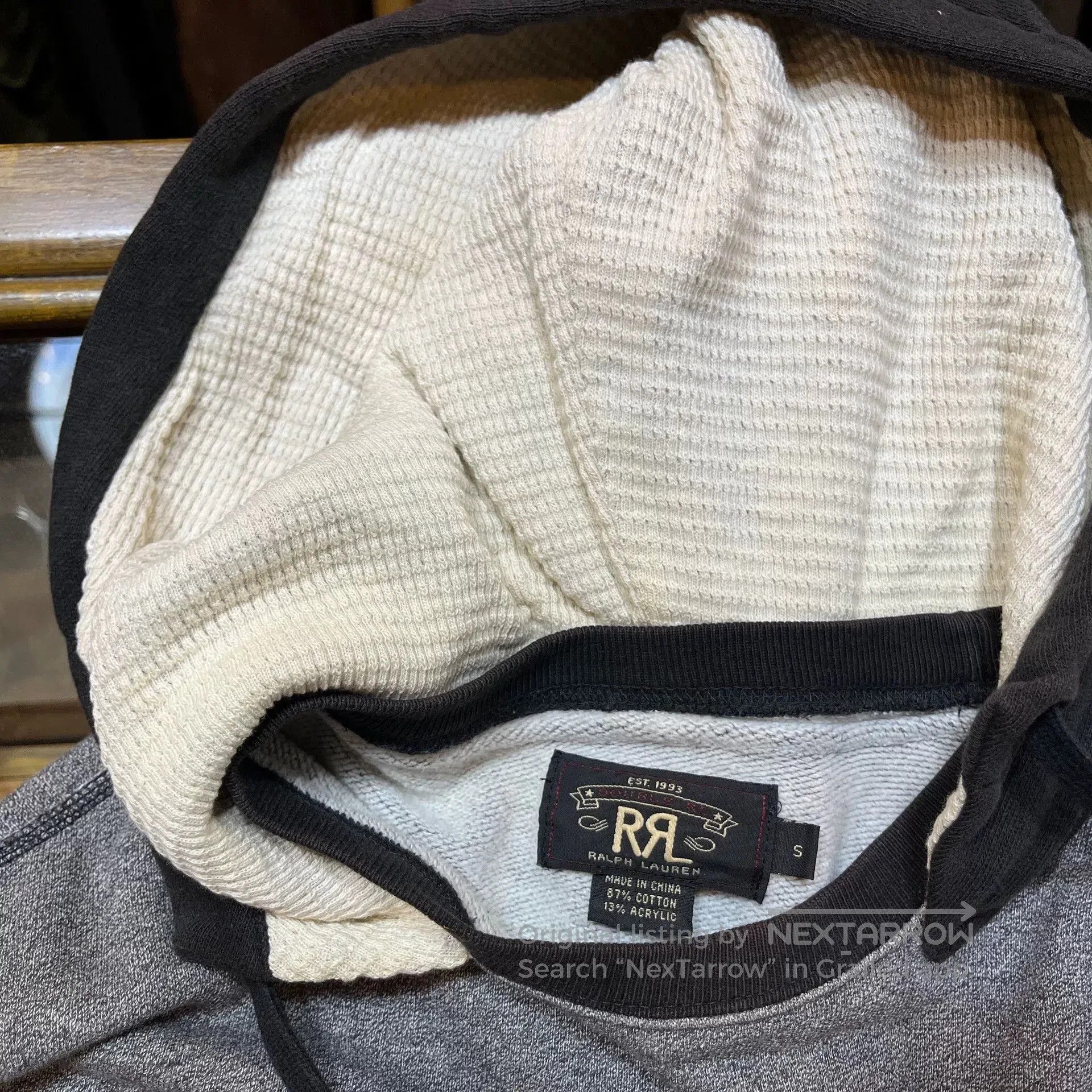 RRL Ralph Lauren double rl ralph lauren gray sweatshirt. Size US S / EU 44-46 / 1 - 4 Thumbnail
