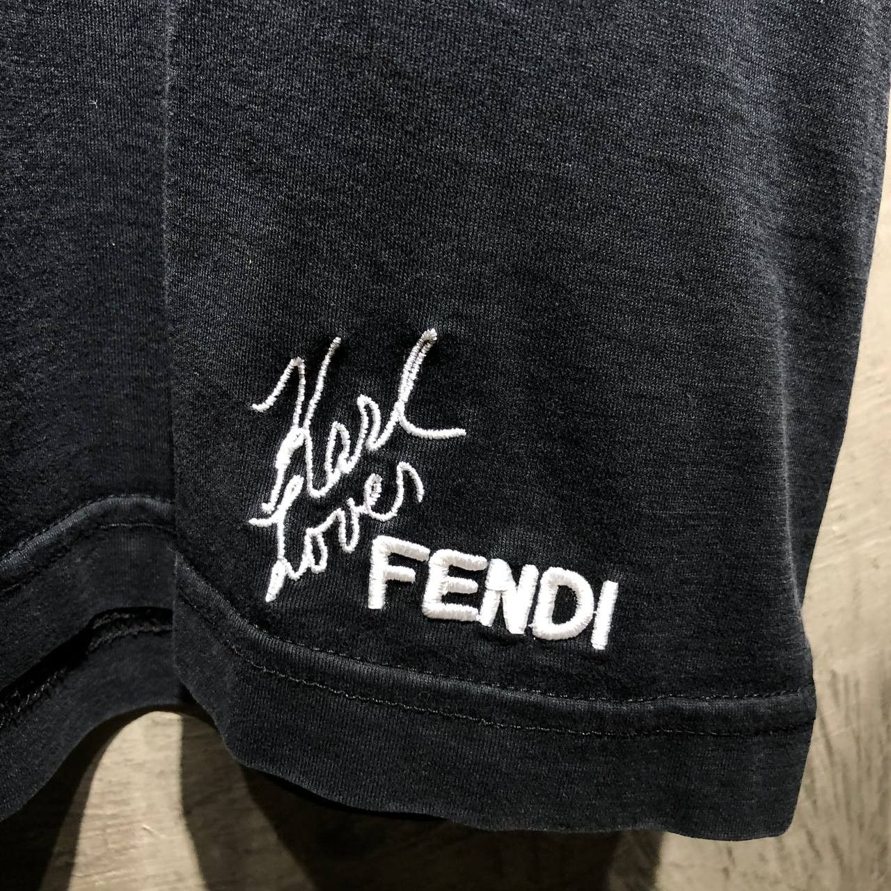 Fendi Fendi Karl Lagerfield studded tee Size US M / EU 48-50 / 2 - 5 Thumbnail