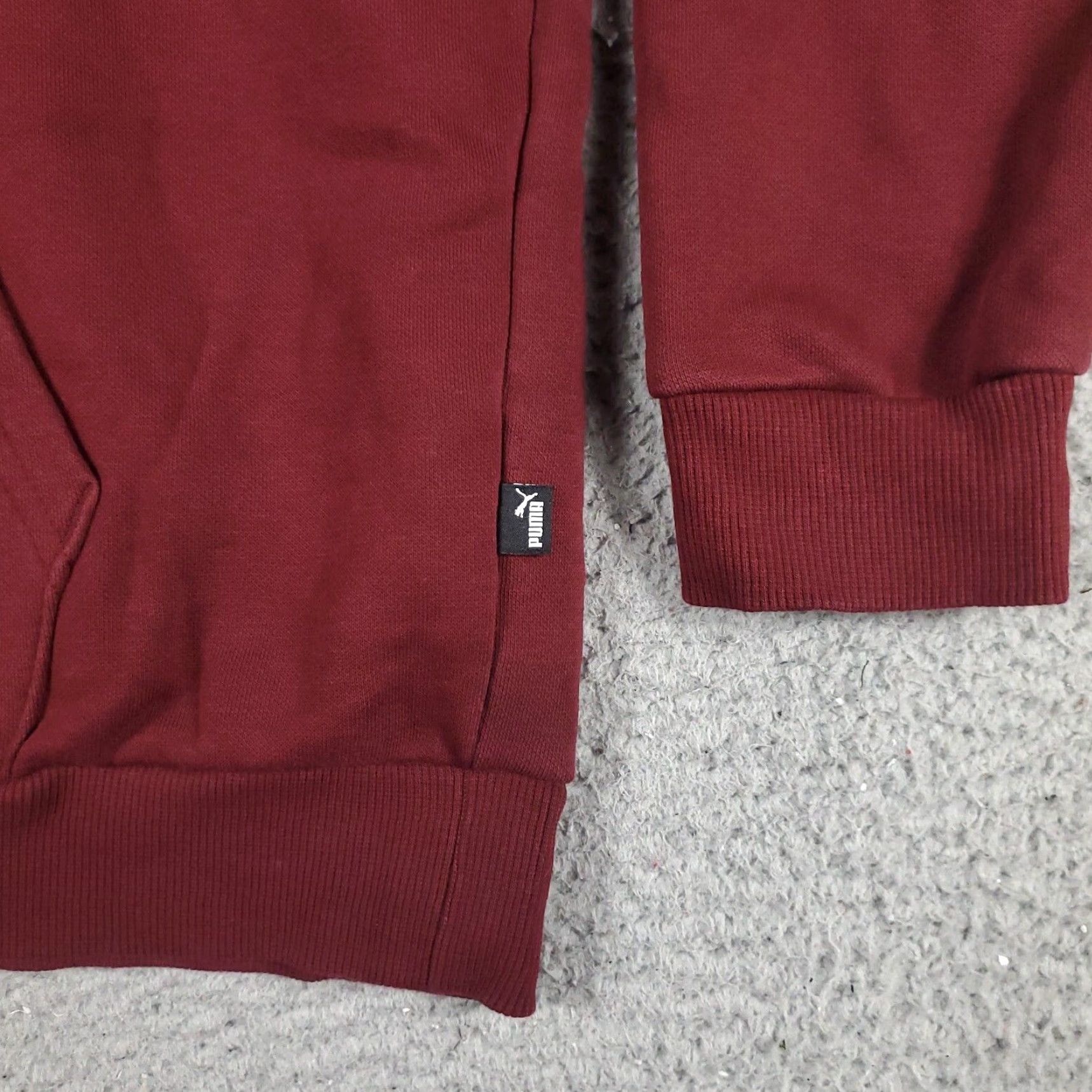 Puma PUMA Hoodie Mens Large Red Casual Pullover Sweatshirt Long Sleeve Mock Neck Size US L / EU 52-54 / 3 - 4 Thumbnail