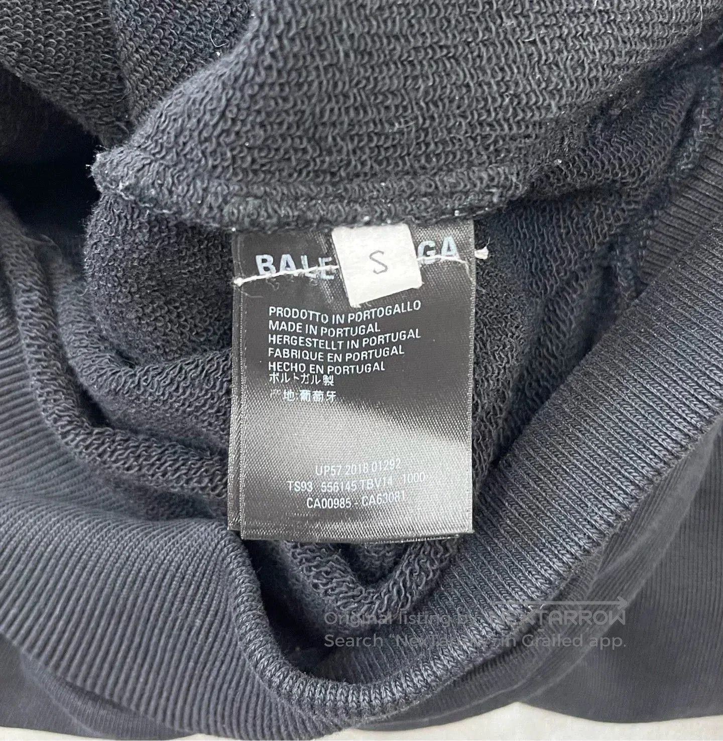 Balenciaga Black Balenciaga Logo Hoodie for Sale. Size US S / EU 44-46 / 1 - 5 Thumbnail