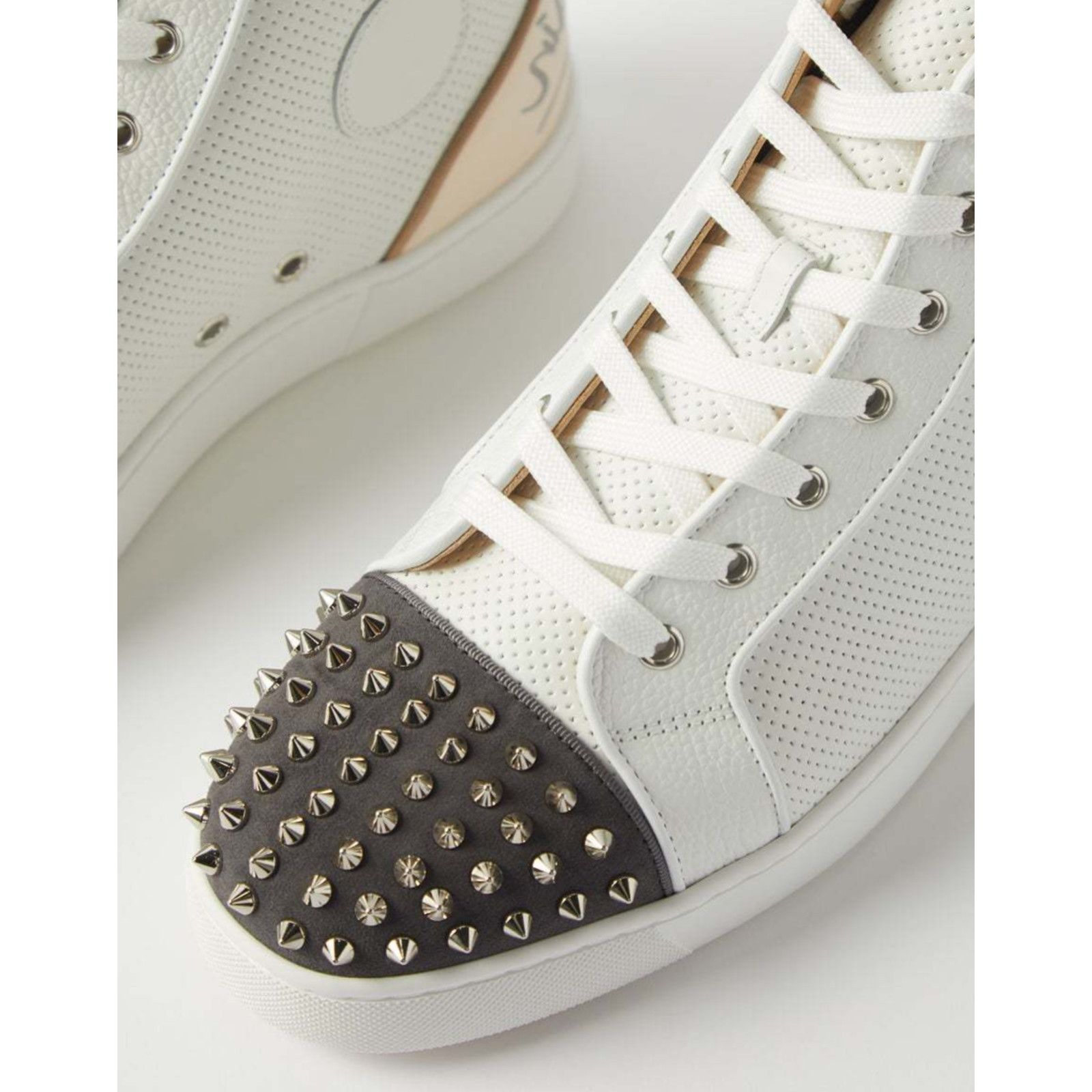 Christian Louboutin Christian Louboutin Lou Spikes Perforated High Top Sneaker Size US 9 / EU 42 - 5 Thumbnail