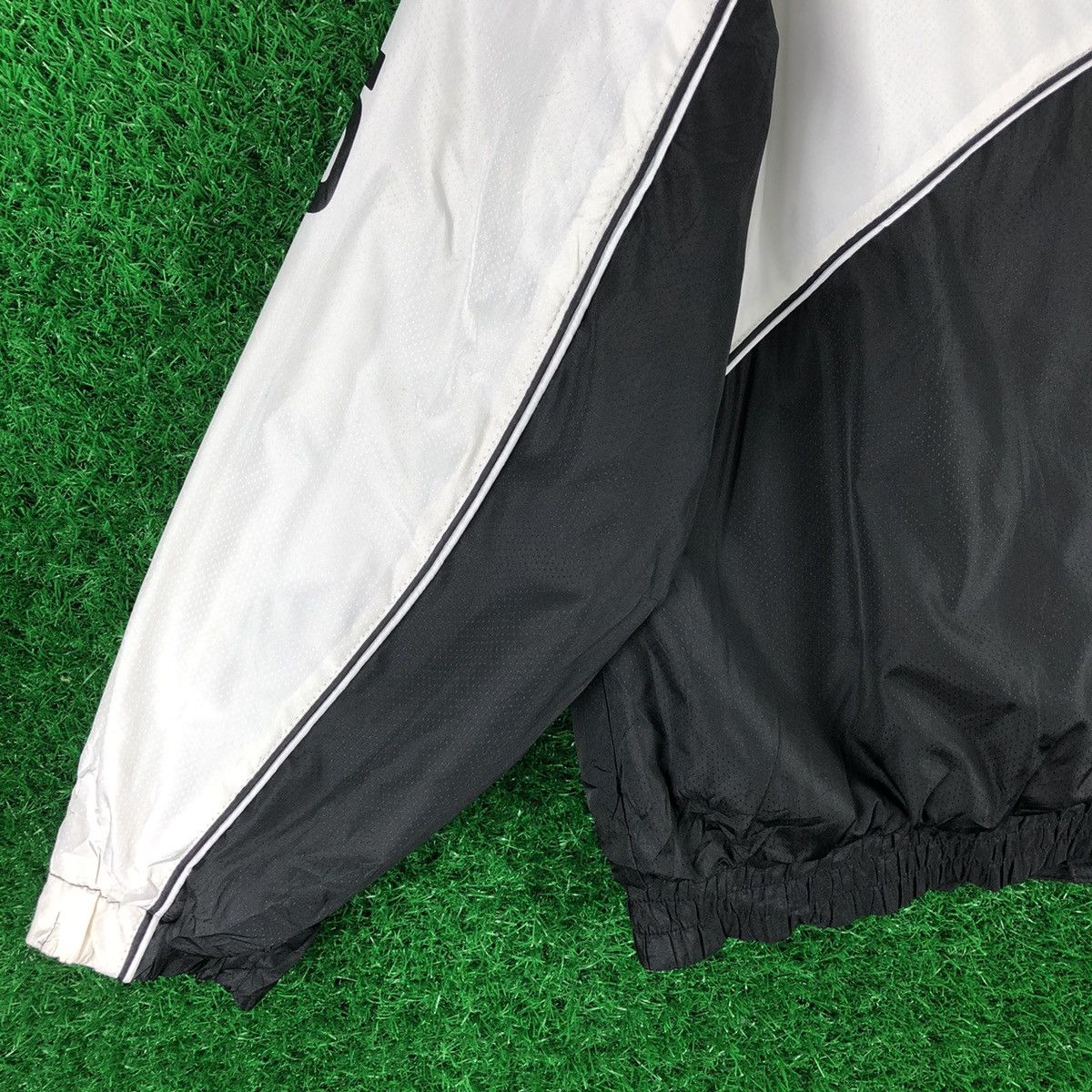 Japanese Brand × Vintage Vintage Checkerboard Zipper Jacket by Solio Black & White Size US M / EU 48-50 / 2 - 6 Thumbnail