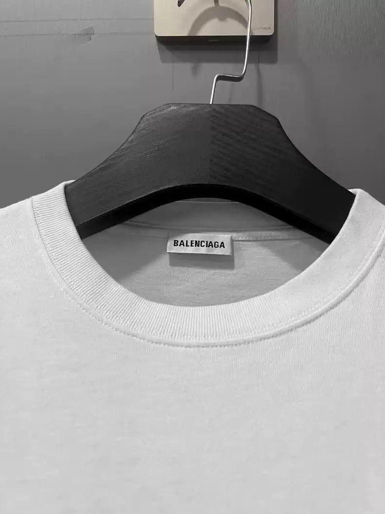 Balenciaga Balenciaga front and back logo short sleeved-2505 Size US L / EU 52-54 / 3 - 3 Thumbnail