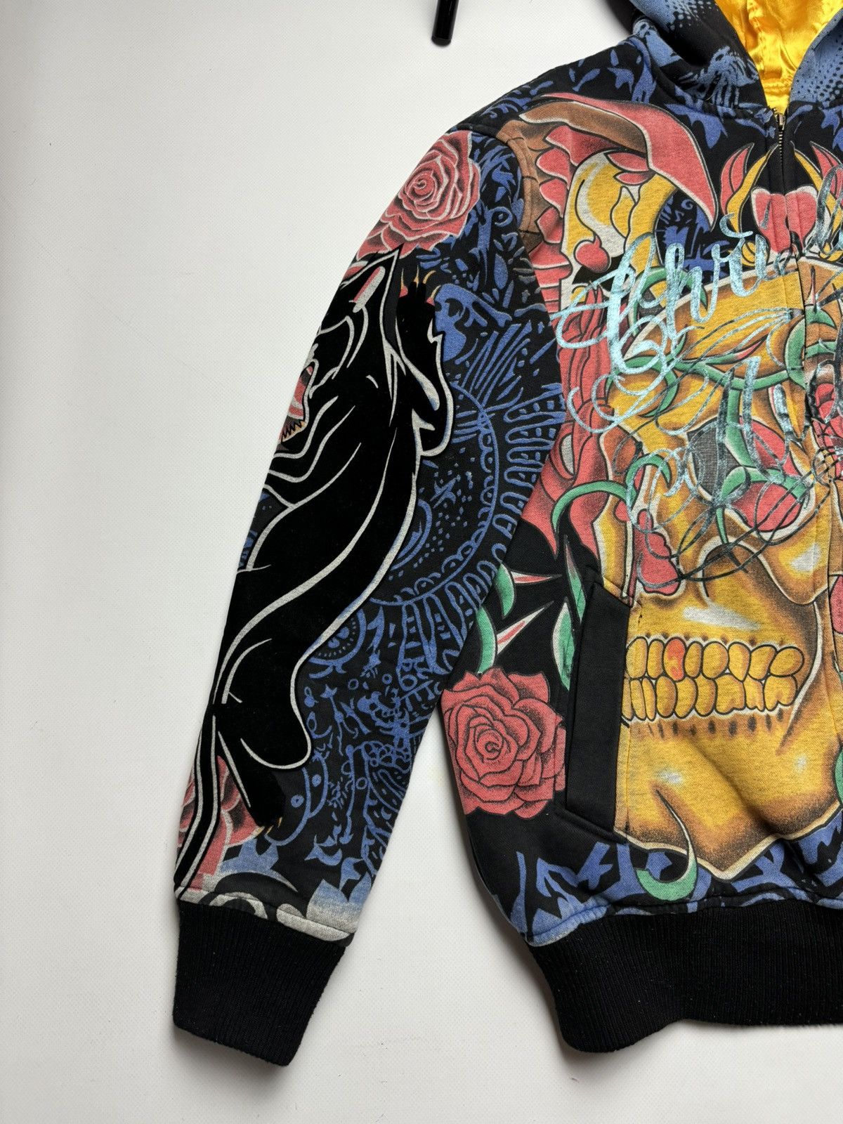 Christian Audigier × Ed Hardy × Vintage Christian Audigier Ed hardy y2k vintage hoodie Big logo Size US M / EU 48-50 / 2 - 4 Thumbnail