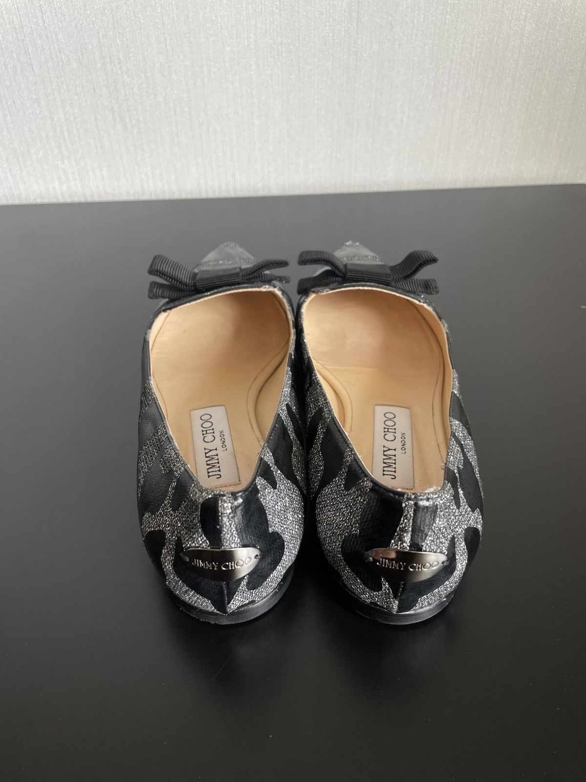 Designer × Jimmy Choo Archive Cyber Y2k Jimmy Choo Camo Ballets 2000s Flats Bows Size US 9 / IT 39 - 10 Thumbnail