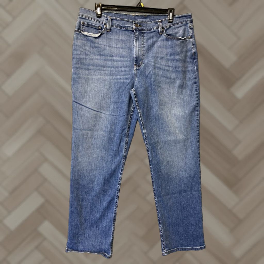 Vintage VINTAGE L.L. Bean Denim Jeans Men 40x30 Blue Slim Straight USA Made Size US 40 / EU 56 - 1 Thumbnail