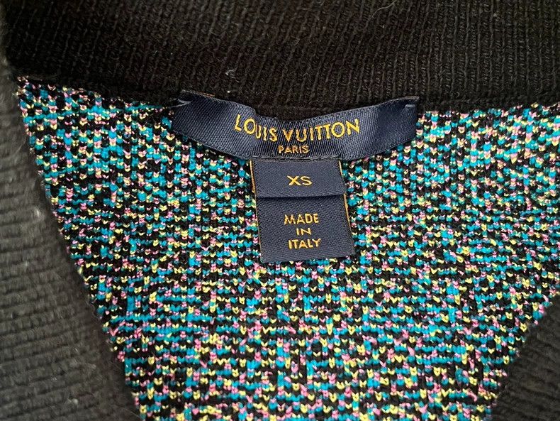 Louis Vuitton Louis Vuitton Limited edition 3D printed knit jacket 2503-N Size XXS / US 00 / IT 34 - 2 Thumbnail
