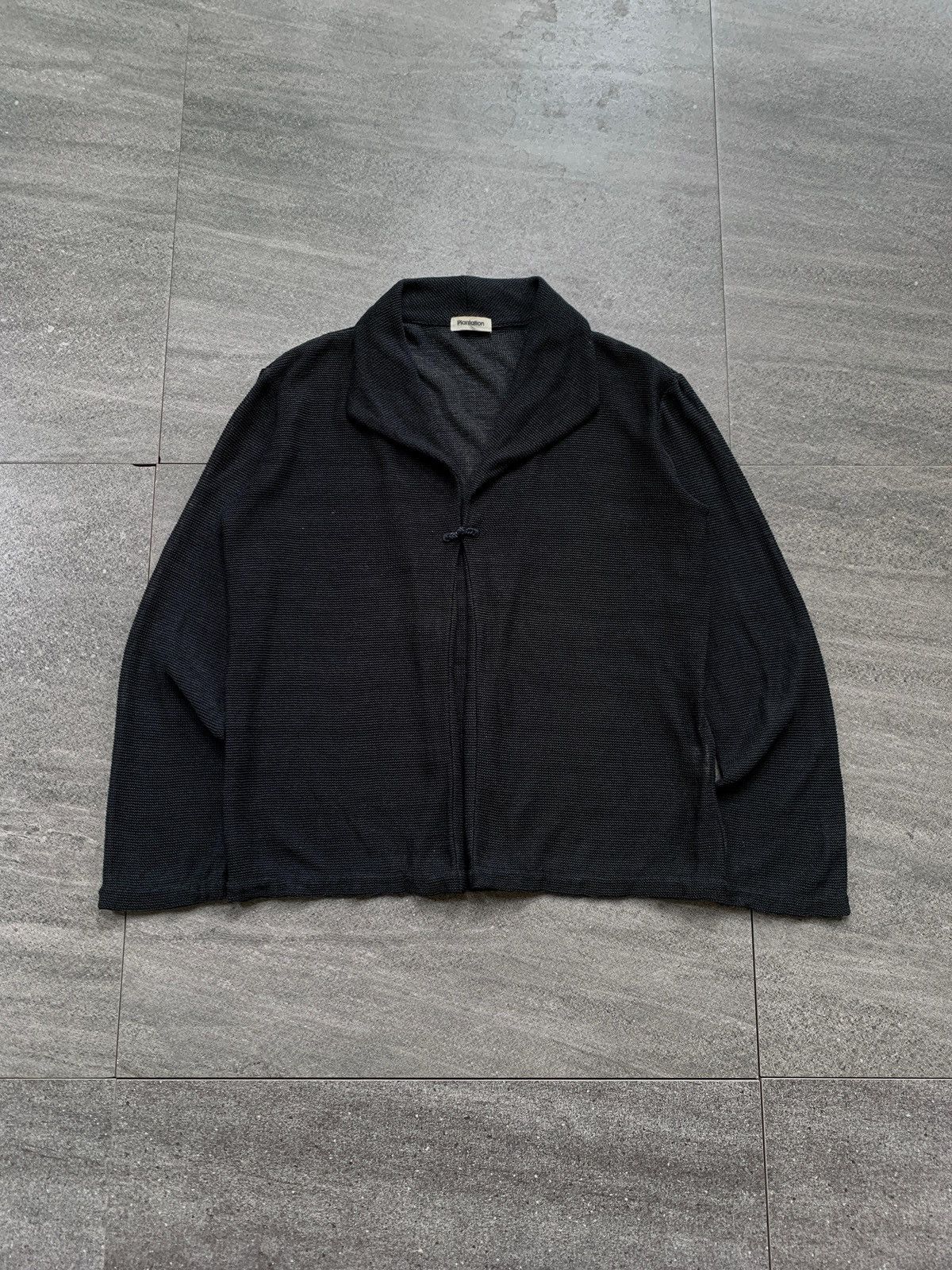 Issey Miyake FREE TAX! Plantation Cheongsam Closure Knit Cardigan Size US S / EU 44-46 / 1 - 2 Thumbnail