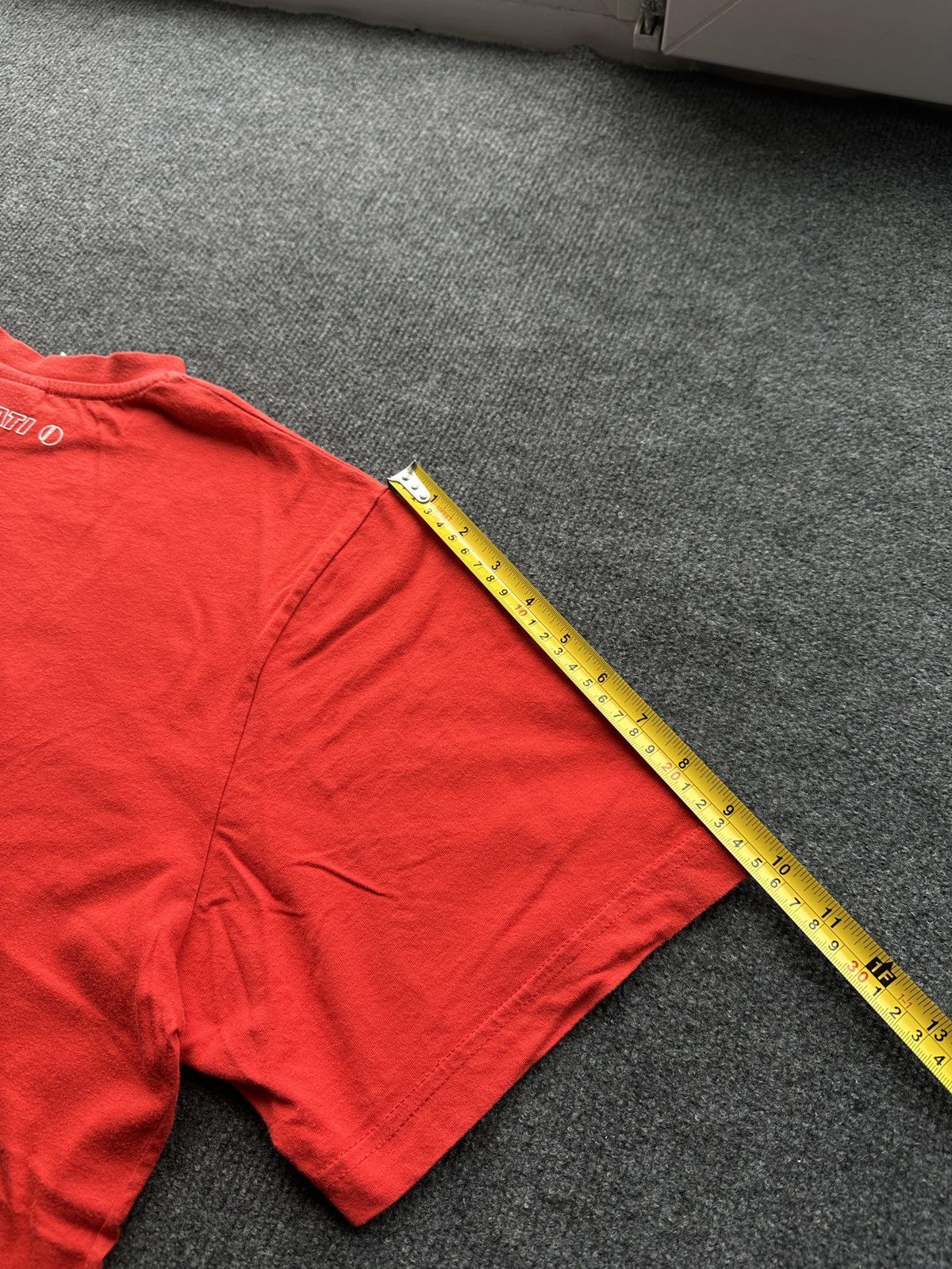 Ducati DUCATI 🚨 RACING RED TEE BIG LOGO MOTORCYCLE MOTO SPORT Size US XL / EU 56 / 4 - 18 Thumbnail