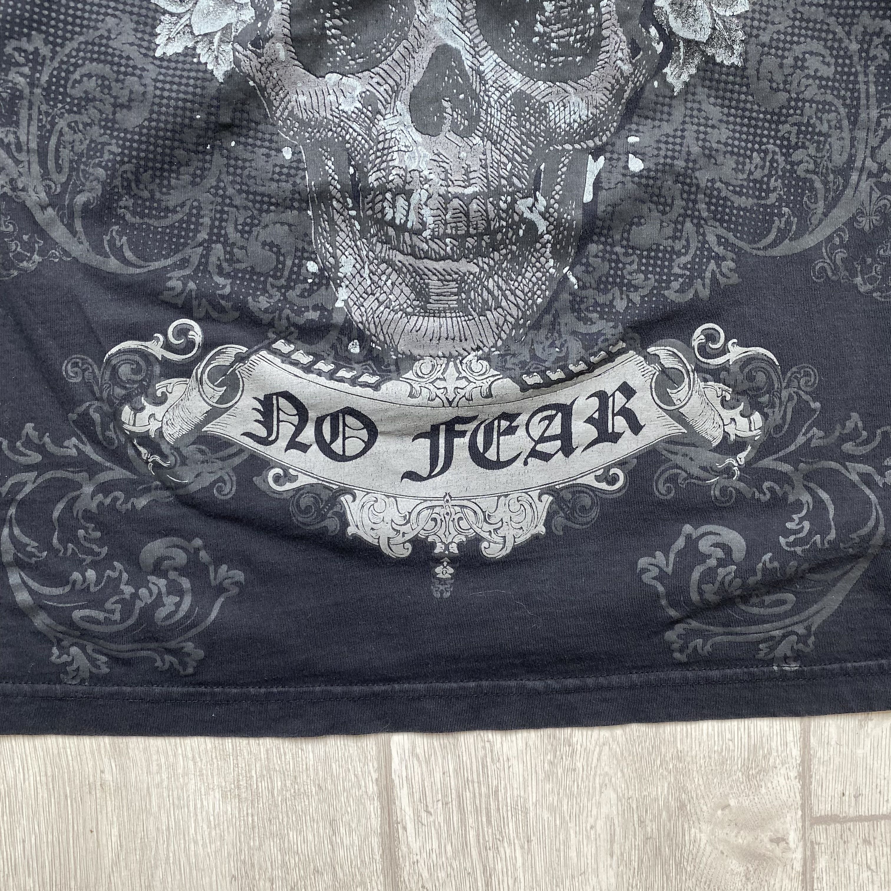 Affliction Vintage No Fear skull logo tee Affliction style v-neck Size US M / EU 48-50 / 2 - 4 Thumbnail