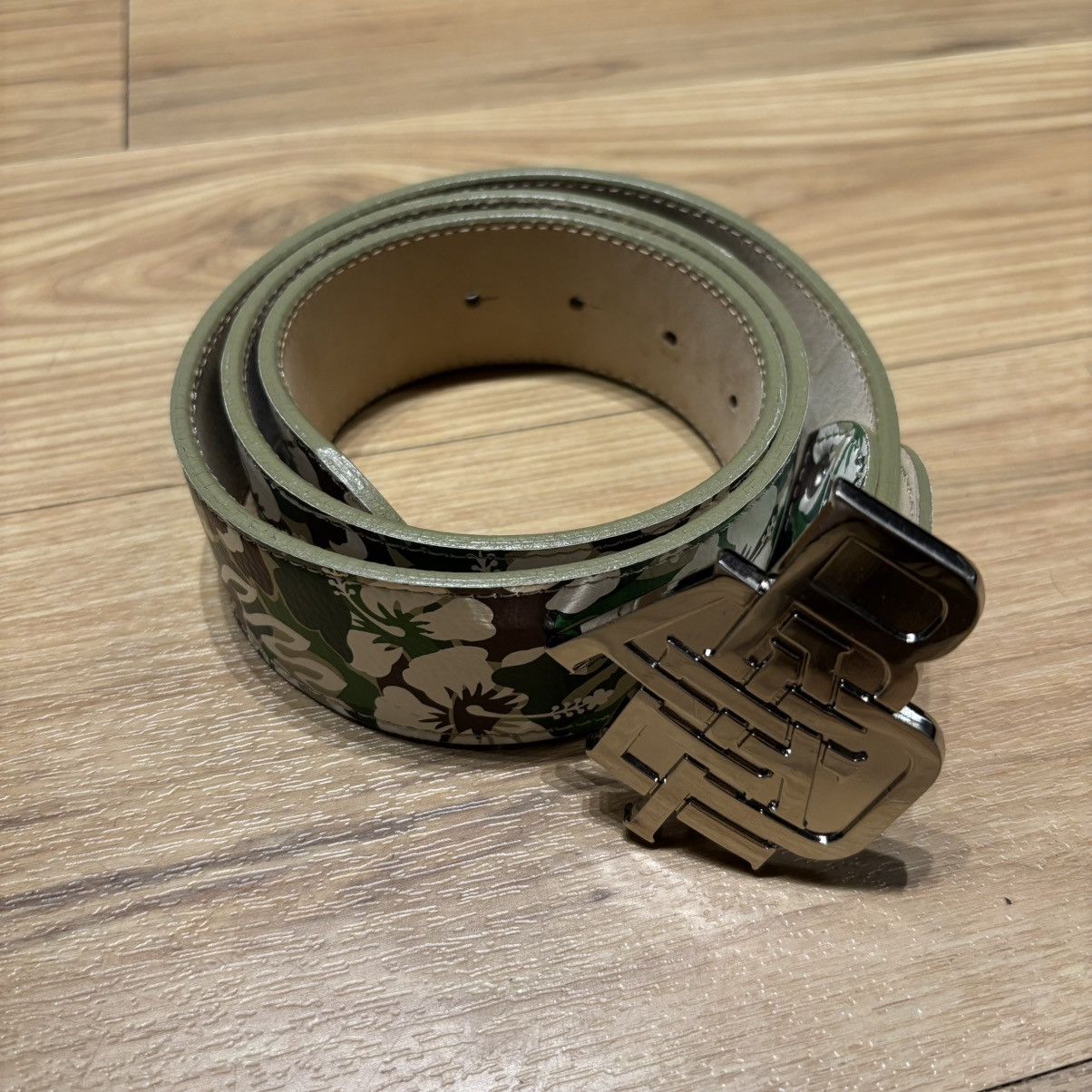 Bape Bape Aloha Camo Belt Size 30 - 1 Thumbnail