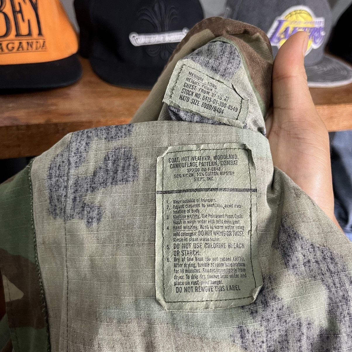 Vintage 80’s USAF M81 Woodland Camo Rip-Stop BDU Jackets USA MADE Size US M / EU 48-50 / 2 - 13 Thumbnail