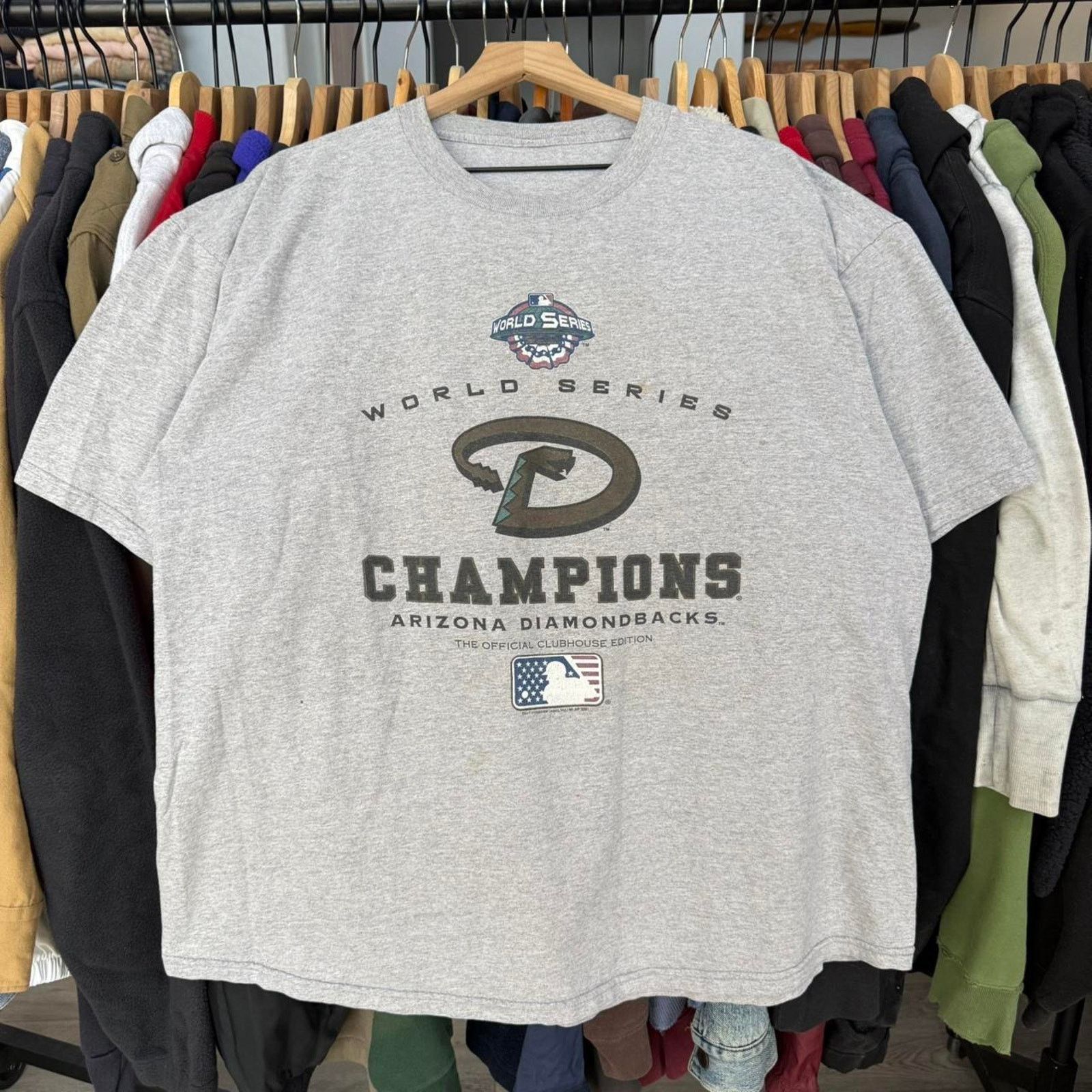 Lee Vintage 2001 Arizona Diamondbacks MLB Championship T-Shirt Size US XXL / EU 58 / 5 - 1 Thumbnail