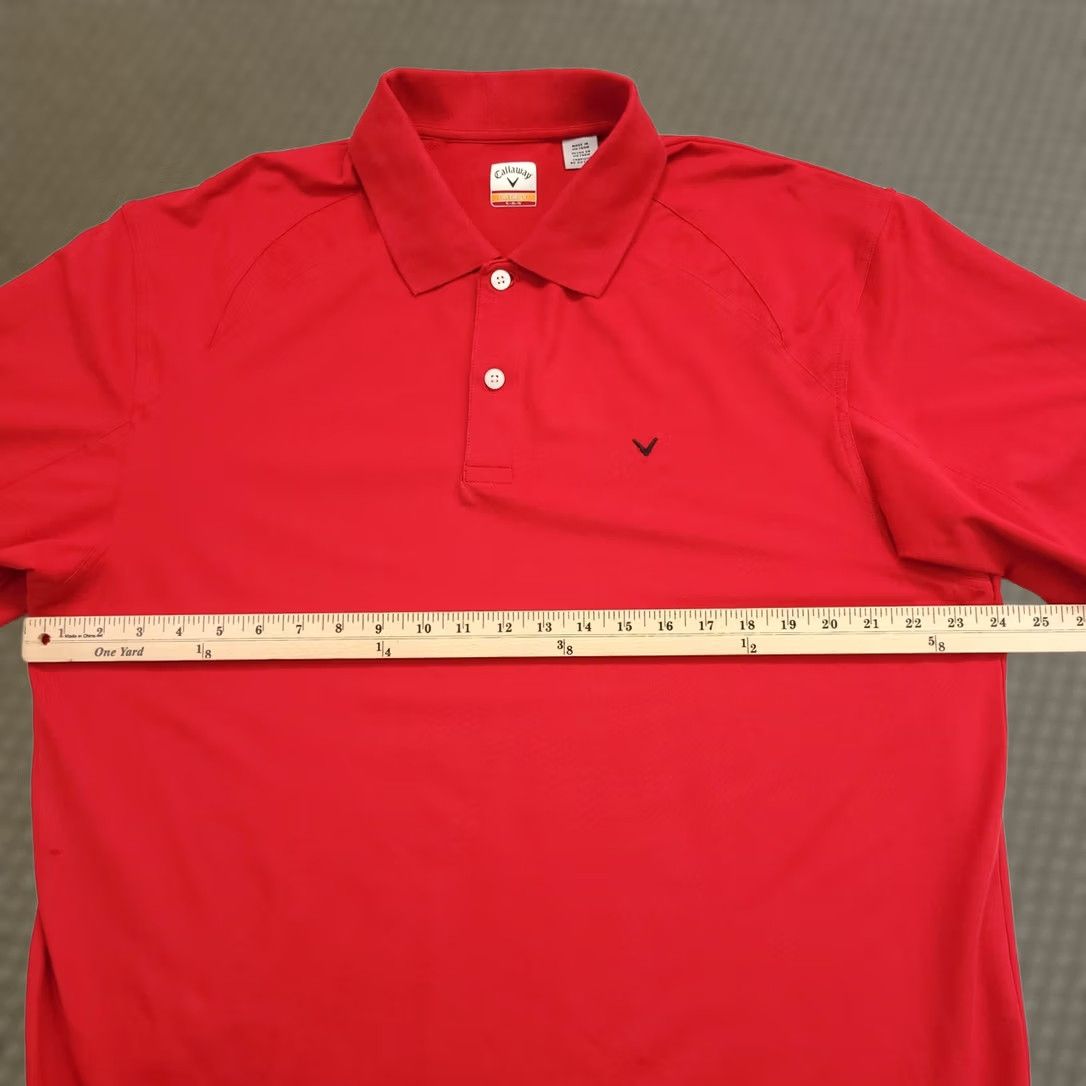Callaway Callaway Golf Polo Shirt Mens XL Red C-Tech Short Sleeve NOTE Size US XL / EU 56 / 4 - 1 Thumbnail
