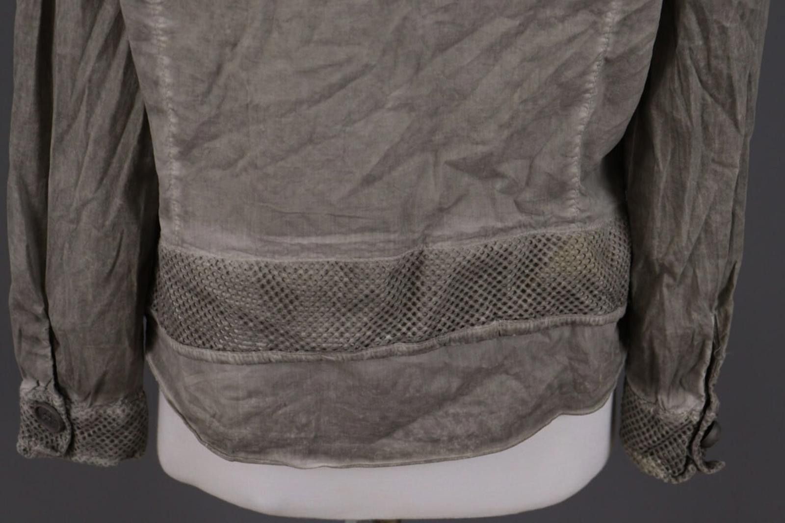 Designer Bottega Gray Designer Lagenlook Blouse Tunic Size XXL Size XL / US 12-14 / IT 48-50 - 12 Thumbnail