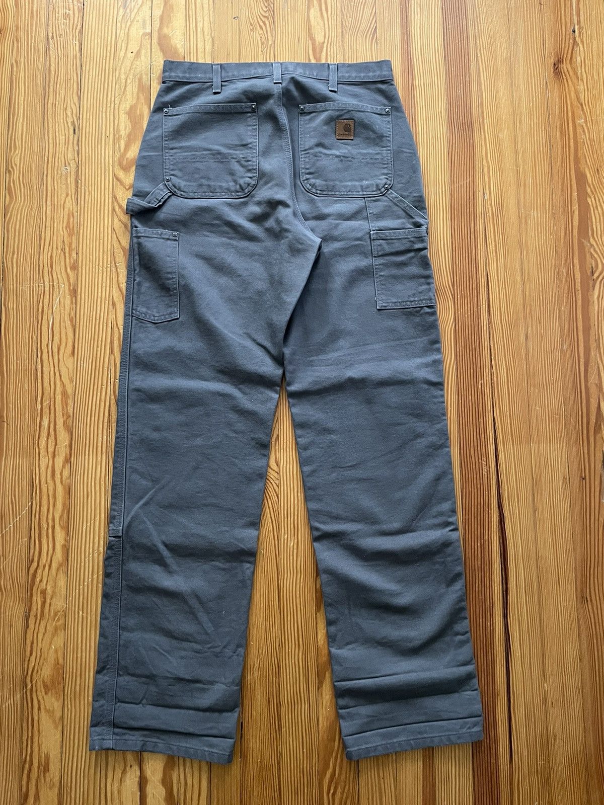 Carhartt Vintage Carhartt Double Knee Pants Gravel Gray | Grailed