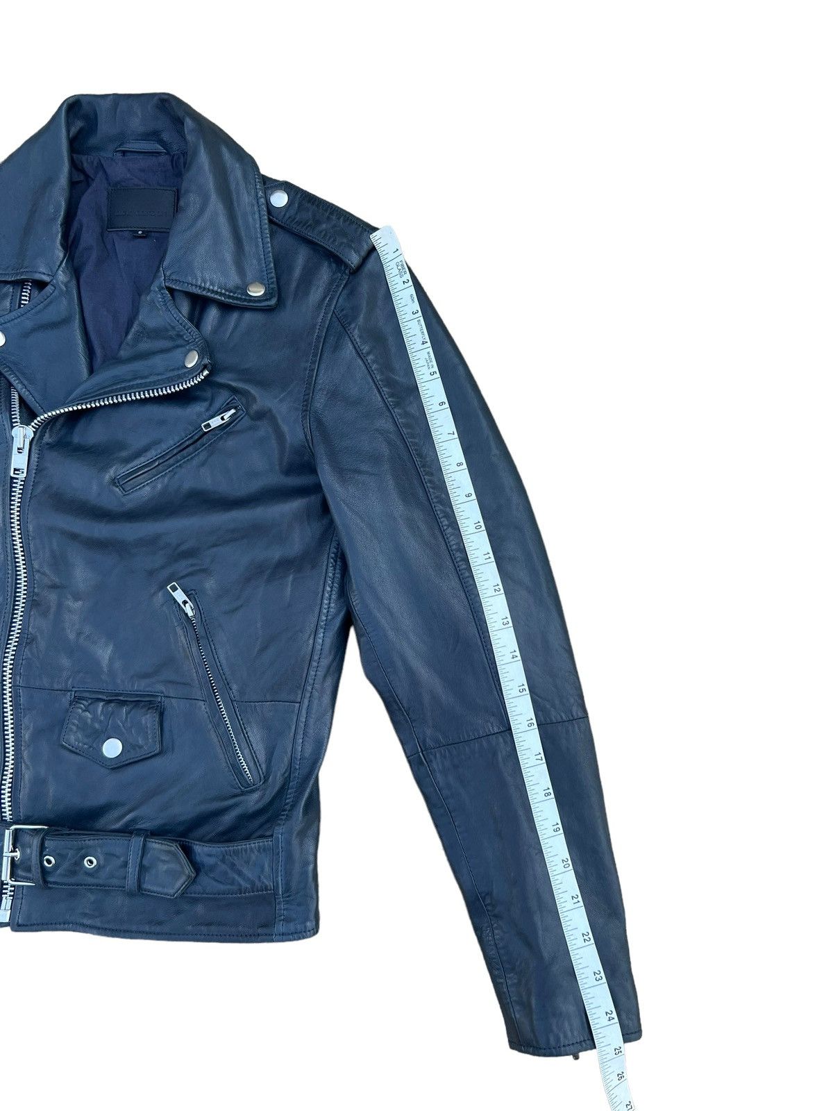 Jack London Jack London Wax Napa Lamb Leather Motorcycle Jacket Size US S / EU 44-46 / 1 - 4 Thumbnail
