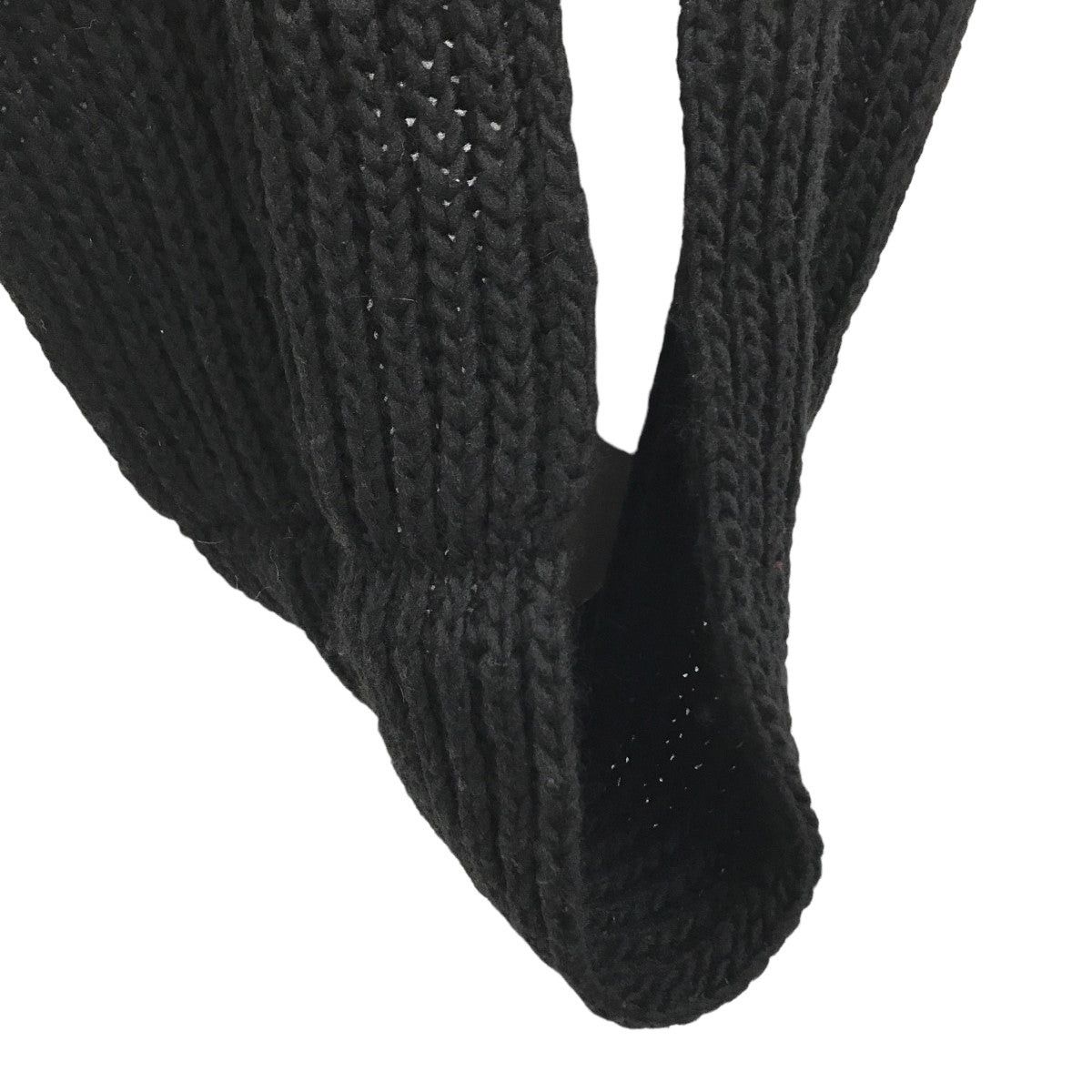 Yohji Yamamoto Yohji Yamamoto GREY WOOL SNOOD SCARF Snude NC-L01-161 Size ONE SIZE - 3 Thumbnail