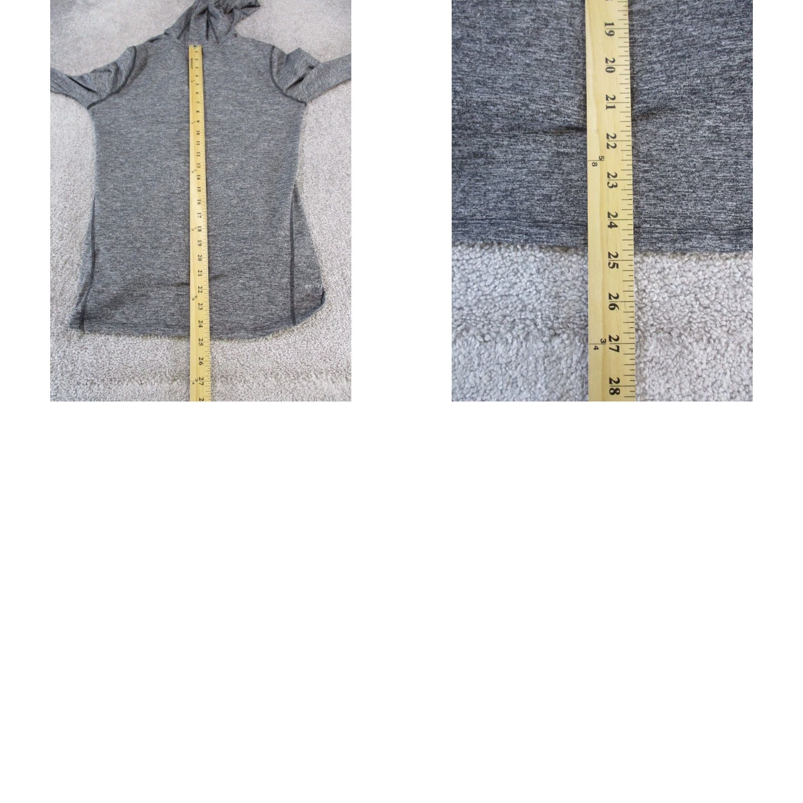 Nike Nike Dri-FIT Hoodie Womens Small Gray Pullover Size S / US 4 / IT 40 - 8 Thumbnail