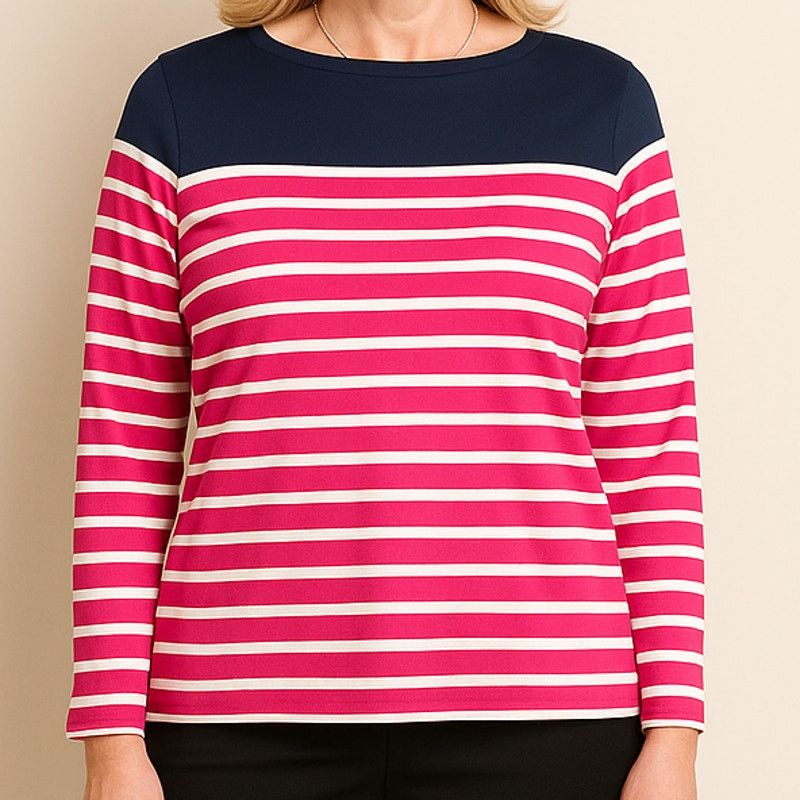 Other Talbots Cotton Stripe Top – Medium Size M / US 6-8 / IT 42-44 - 3 Thumbnail