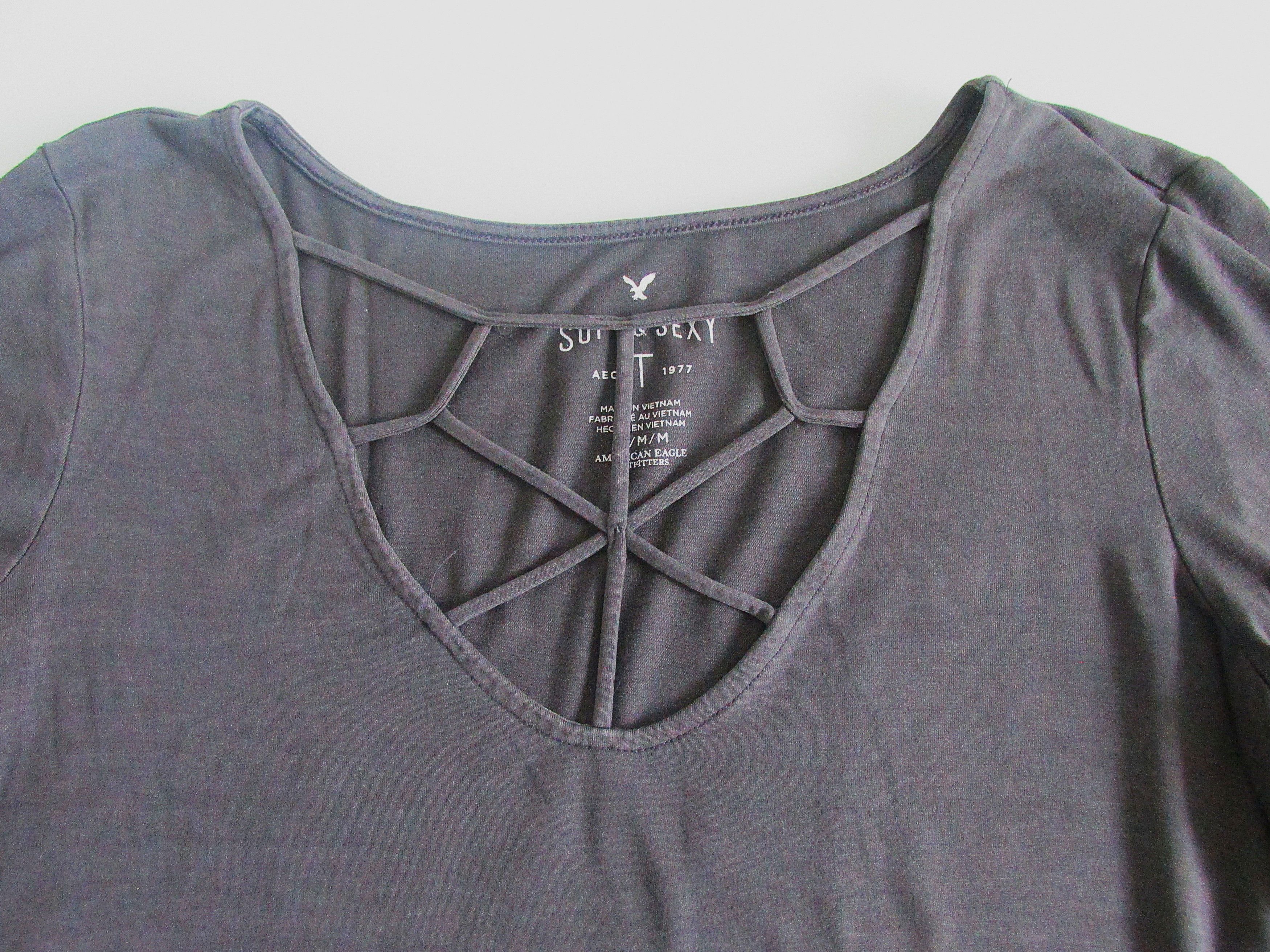American Eagle Outfitters American Eagle Women's L/Sleeve Knit Top Size Med Size M / US 6-8 / IT 42-44 - 3 Thumbnail