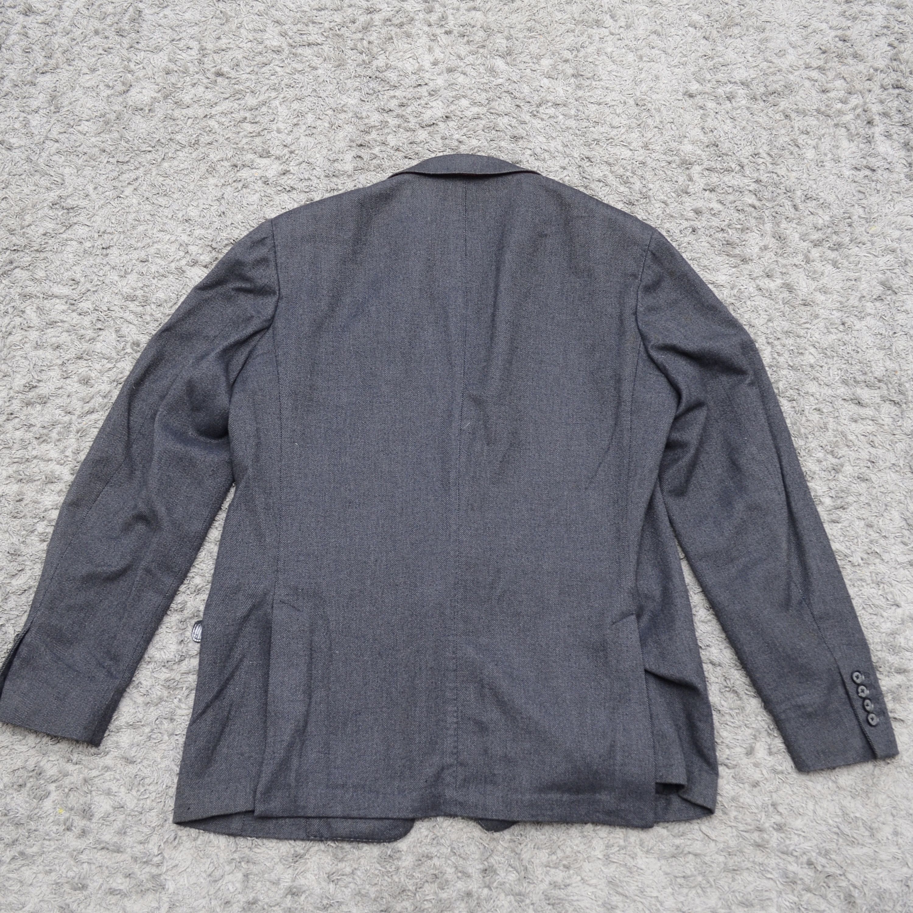 Hackett Hackett London Plain Wool Twill Blazer Jacket Sz UK 46 EU 56 Size 42R - 8 Thumbnail