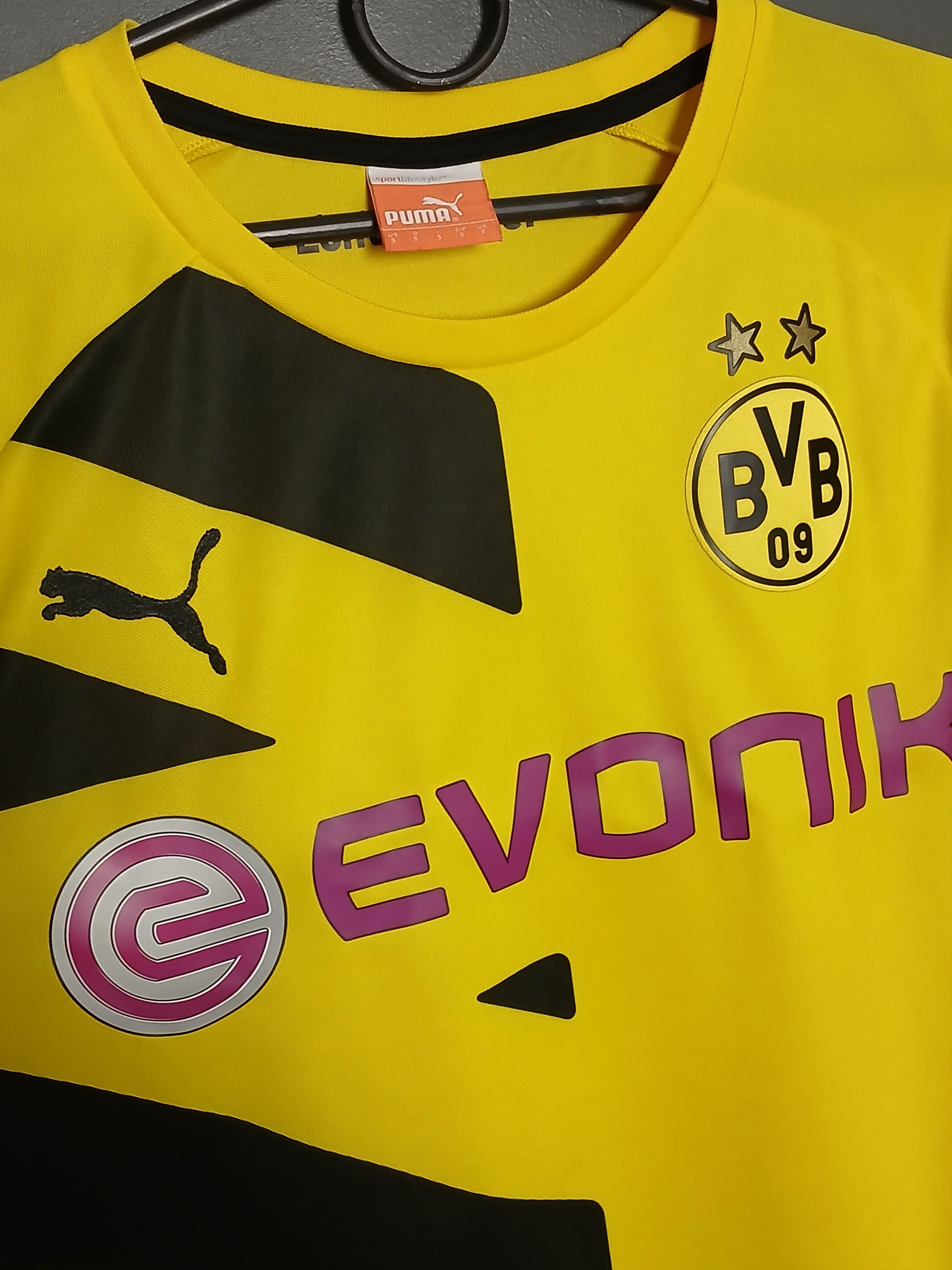 Puma Borussia Dortmund BVB 14/15 Home Football Jersey T-Shirt Size US S / EU 44-46 / 1 - 3 Thumbnail