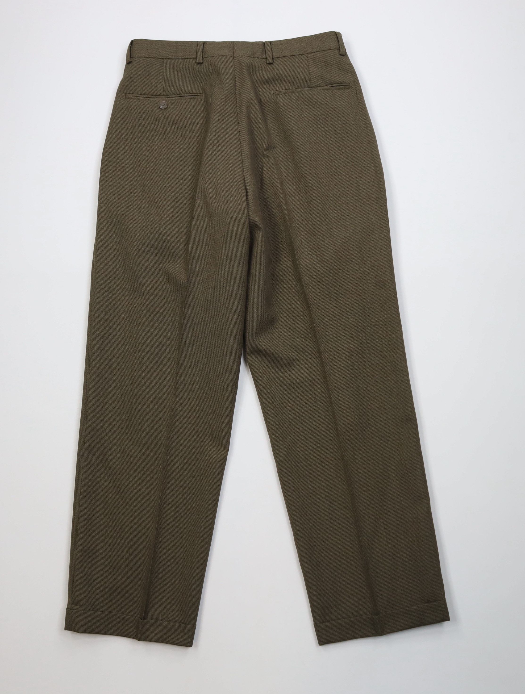 Vintage Vintage 90s Streetwear Knit Wide Leg Chino Pants Striped Size US 32 / EU 48 - 9 Thumbnail