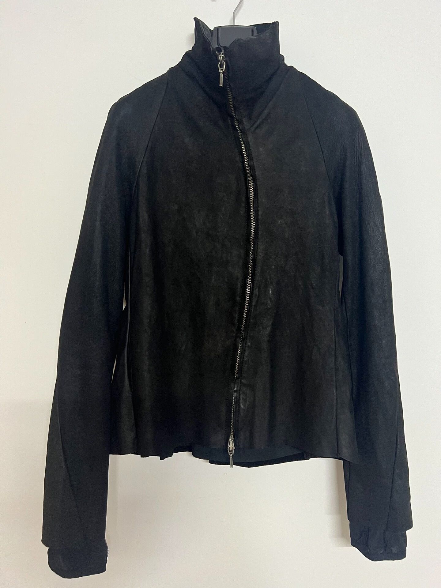Obscur Black Leather Jacket by Obscur Size US S / EU 44-46 / 1 - 1 Thumbnail