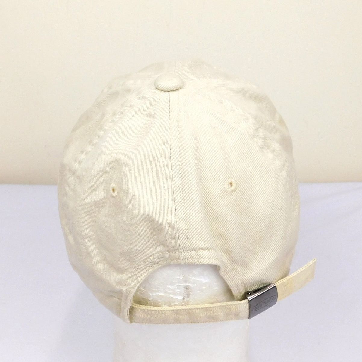Old Navy Y2K Old Navy Dad Hat Cream Red Blue Oval Logo Strapback Cap Size ONE SIZE - 4 Thumbnail