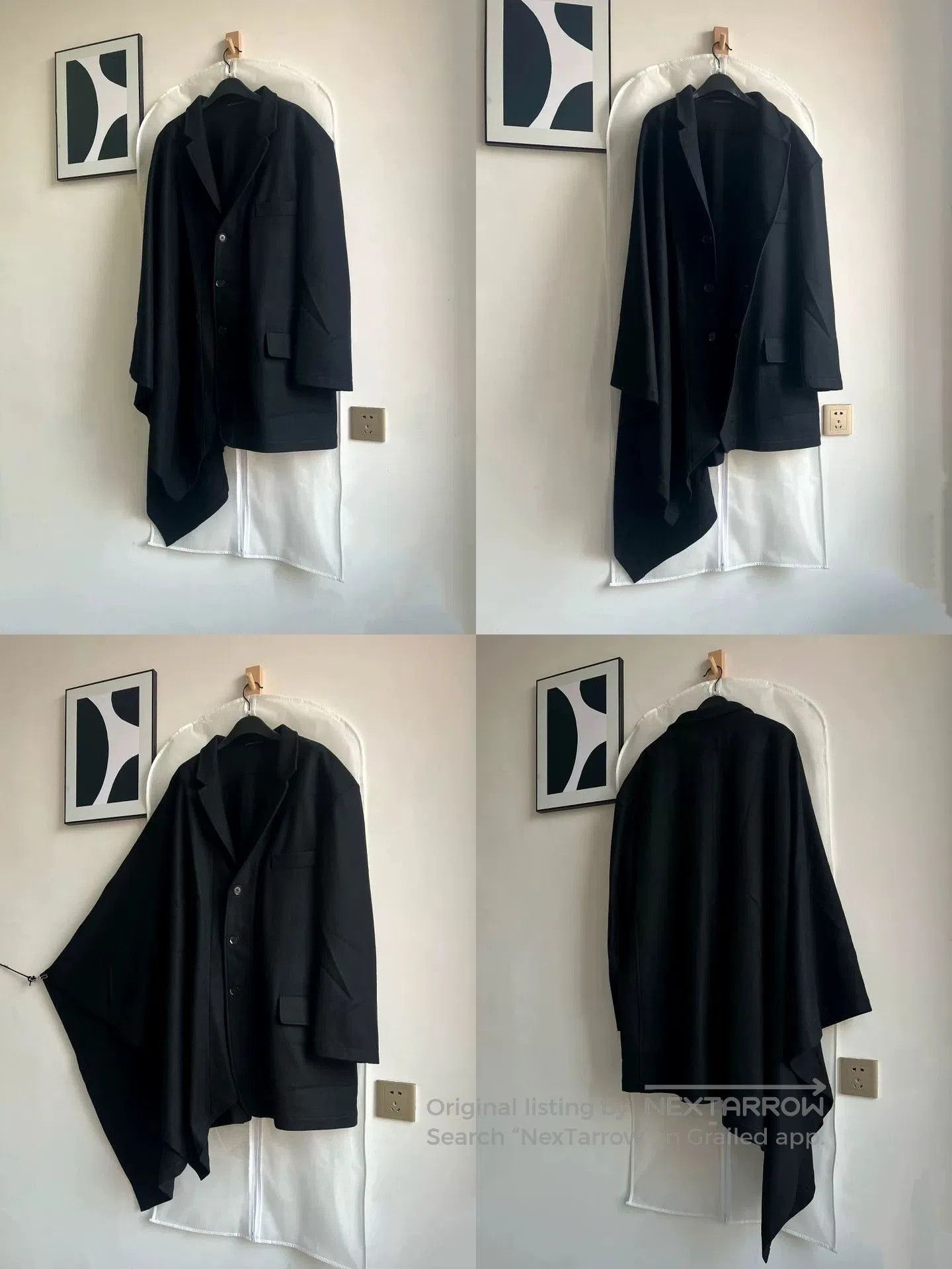 Yohji Yamamoto Yohji Yamamoto Asymmetrical Cape Coat. Size US L / EU 52-54 / 3 - 7 Thumbnail