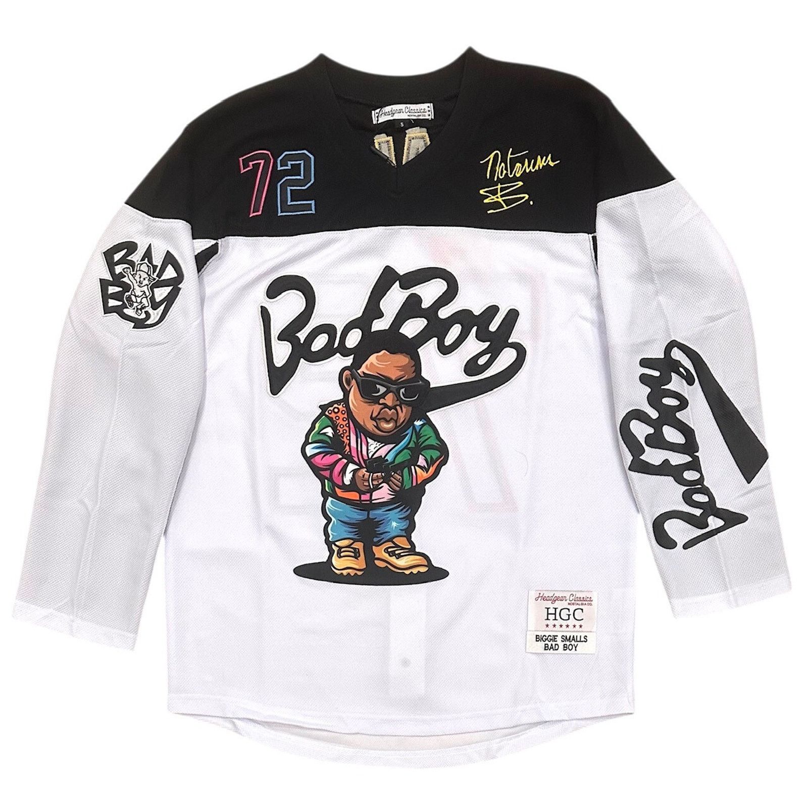 Other Bad Boy Records Biggie Smalls Headgear Classic Hockey Jersey Size US L / EU 52-54 / 3 - 2 Thumbnail