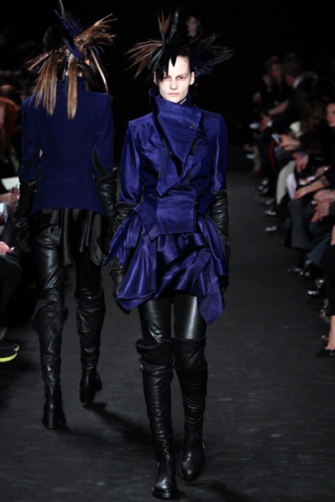 Ann Demeulemeester FW12 Ann Demeulemeester Asymmetrical Jacket Size XS / US 0-2 / IT 36-38 - 2 Thumbnail