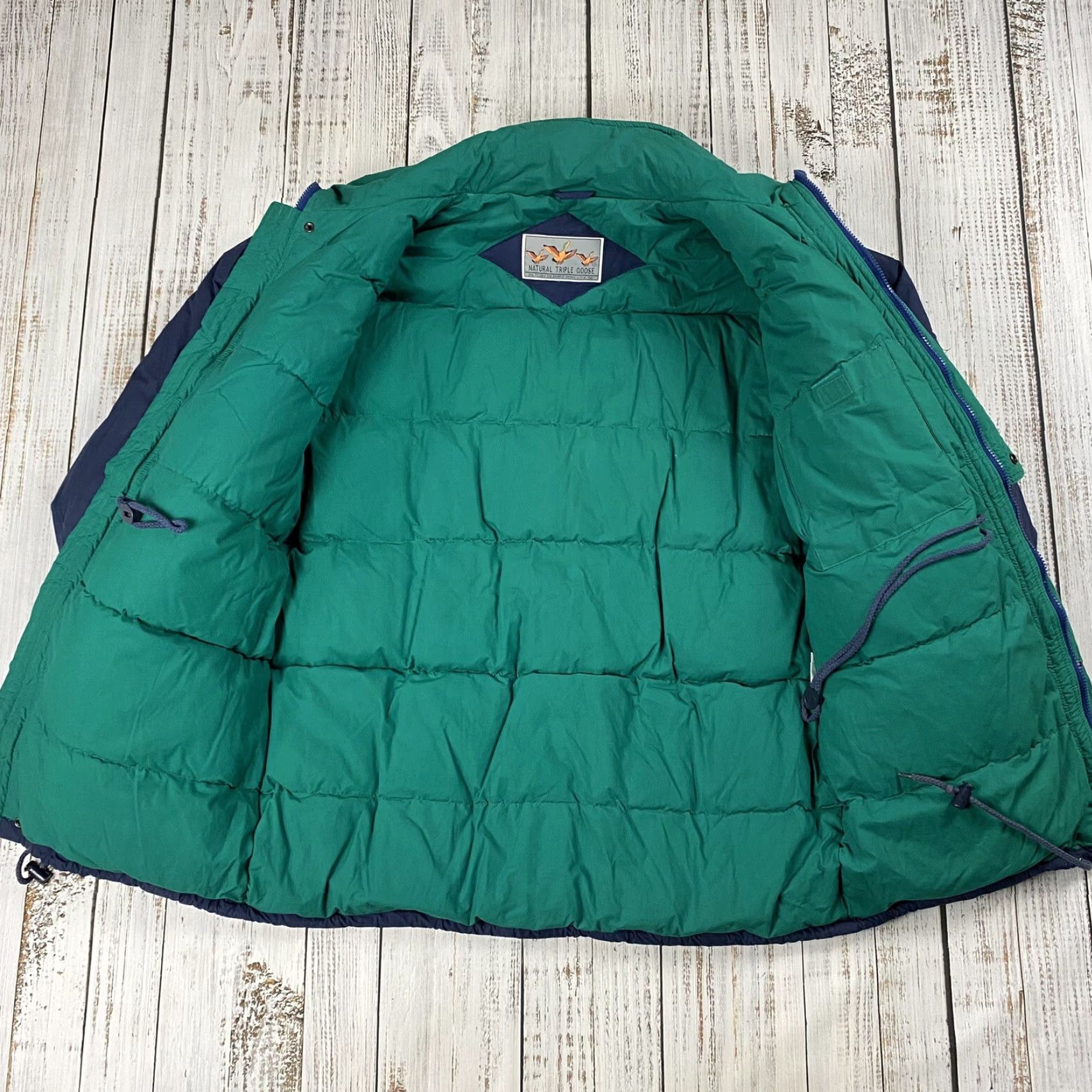 Vintage VINTAGE Goose Down USA Parka Jacket Unisex Adults L Blue 90s Nature Outdoor Winter Down Filled Size US L / EU 52-54 / 3 - 4 Thumbnail