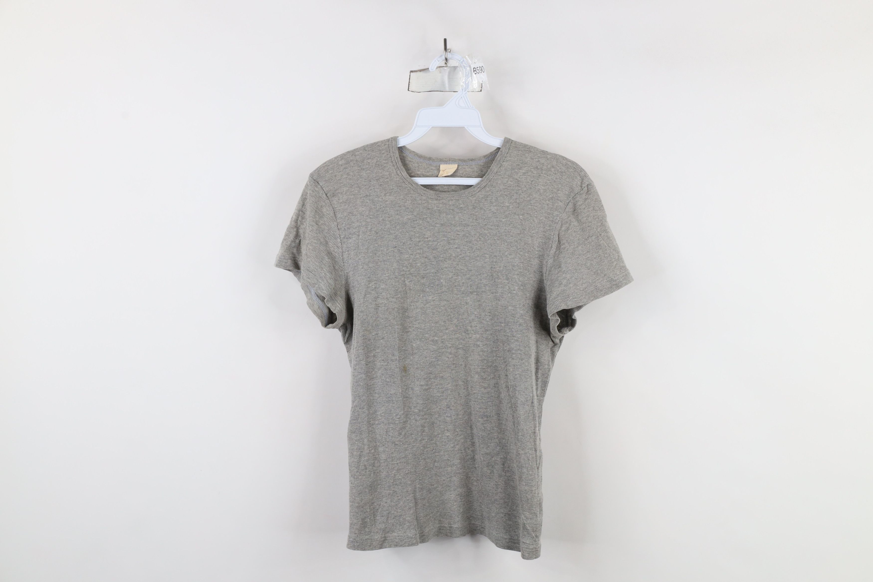 Abercrombie & Fitch × Vintage Vintage 90s Y2K Abercrombie & Fitch Ribbed Knit T-Shirt Size L / US 10 / IT 46 - 1 Thumbnail