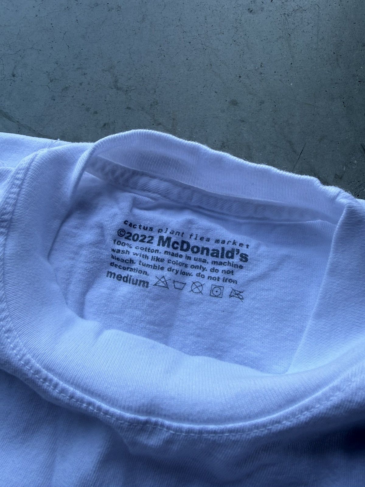 Cactus Plant Flea Market CPFM x McDonlald’s Coffee Stirrer Tee White Size US M / EU 48-50 / 2 - 4 Thumbnail
