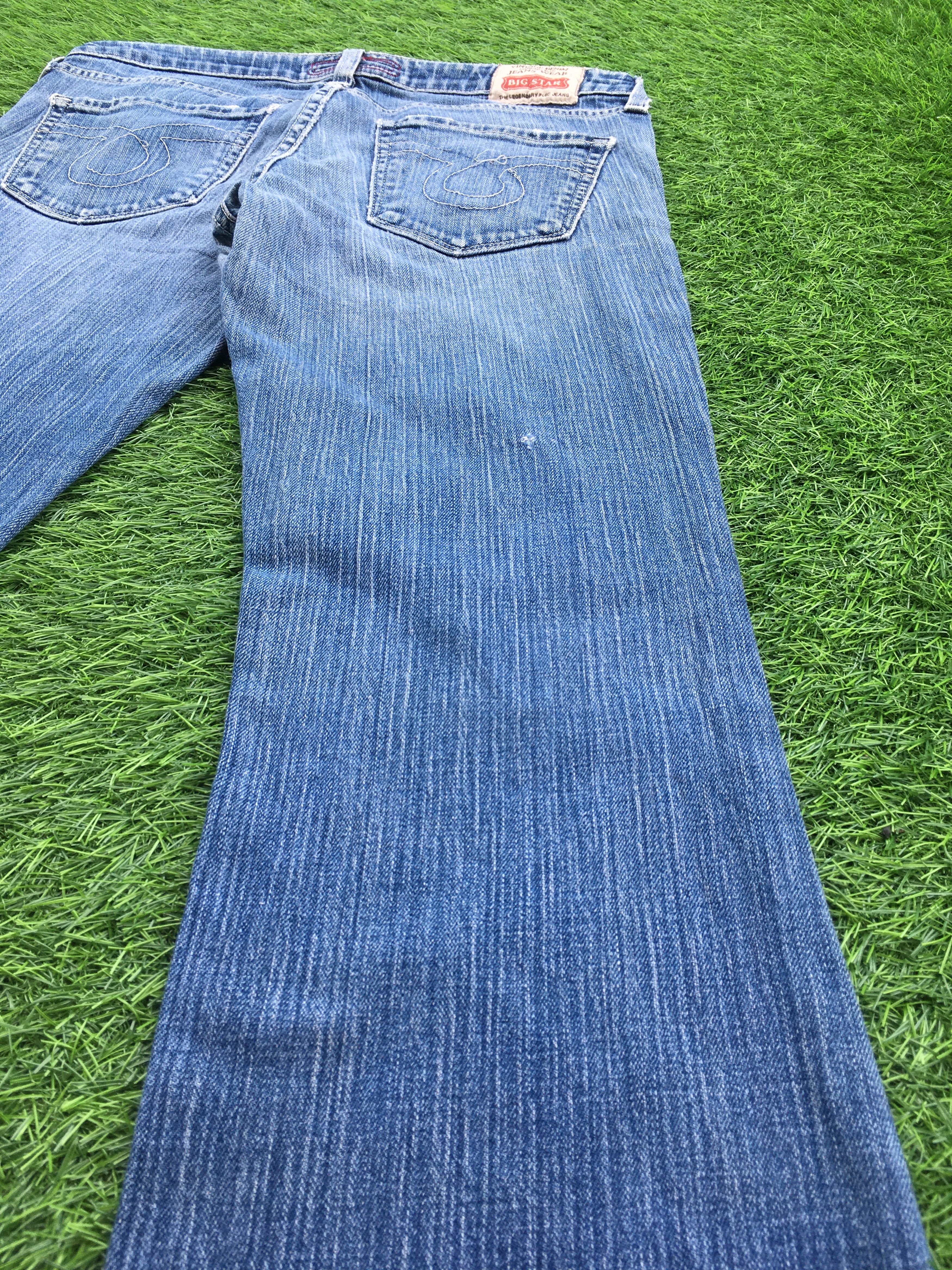 Big Star × If Six Was Nine × Japanese Brand Big Star Flared Jeans Distressed Jeans D-984 Size US 29 - 7 Thumbnail