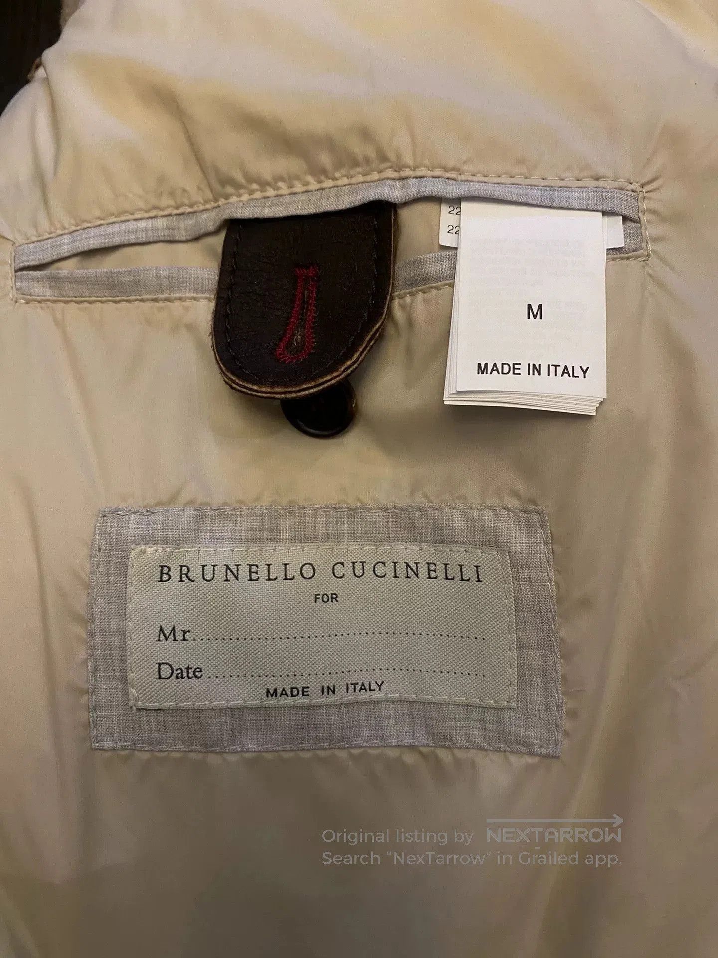 Brunello Cucinelli Brunello Cucinelli Shearling Down Jacket. Size US M / EU 48-50 / 2 - 7 Thumbnail