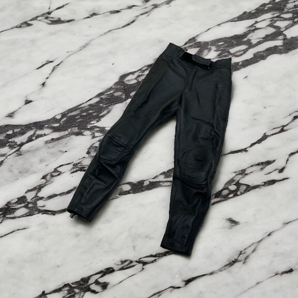Japanese Brand × Vintage Vintage Genuine Leather 100% Cowhide Pant Size US 29 - 1 Thumbnail
