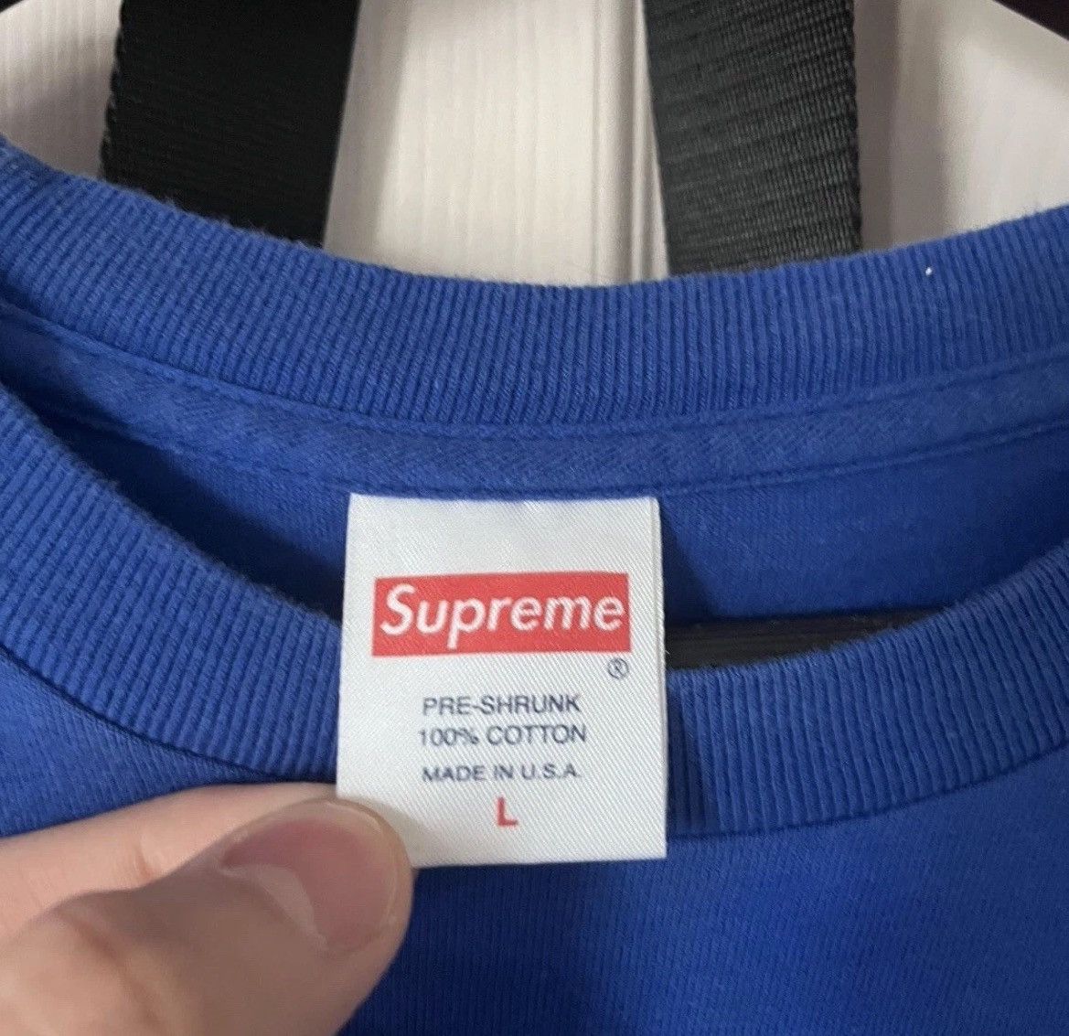 Supreme Supreme Motion Logo Tee Royal Blue SS16 Size US L / EU 52-54 / 3 - 2 Thumbnail