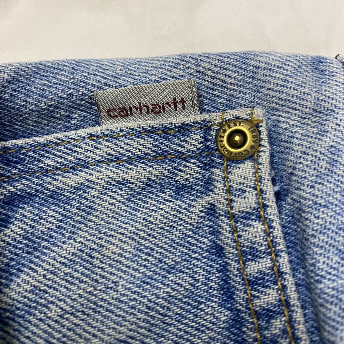 Carhartt Carhartt Denim Jeans Mens Light Wash Sz 44 Frayed Hem GUC Size US 44 / EU 60 - 8 Thumbnail