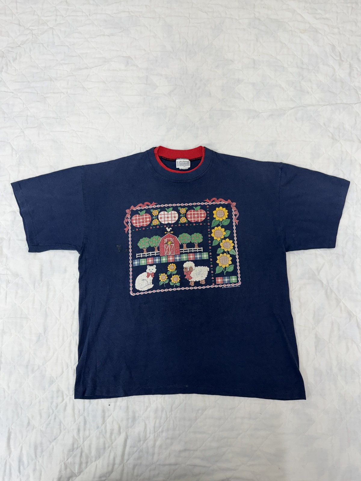 Other Vintage 90s Endless Designs Farm Animals T-Shirt Size US L / EU 52-54 / 3 - 1 Thumbnail