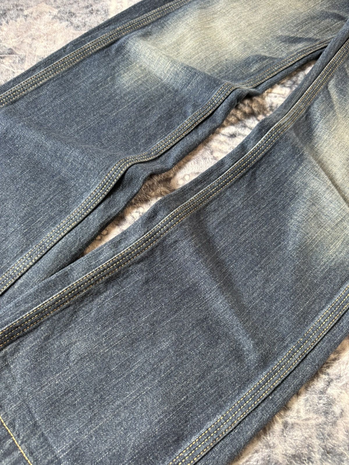 Japanese Brand JohnBull Japan Carpenter Wide Leg Flared Jeans Size US 29 - 9 Thumbnail